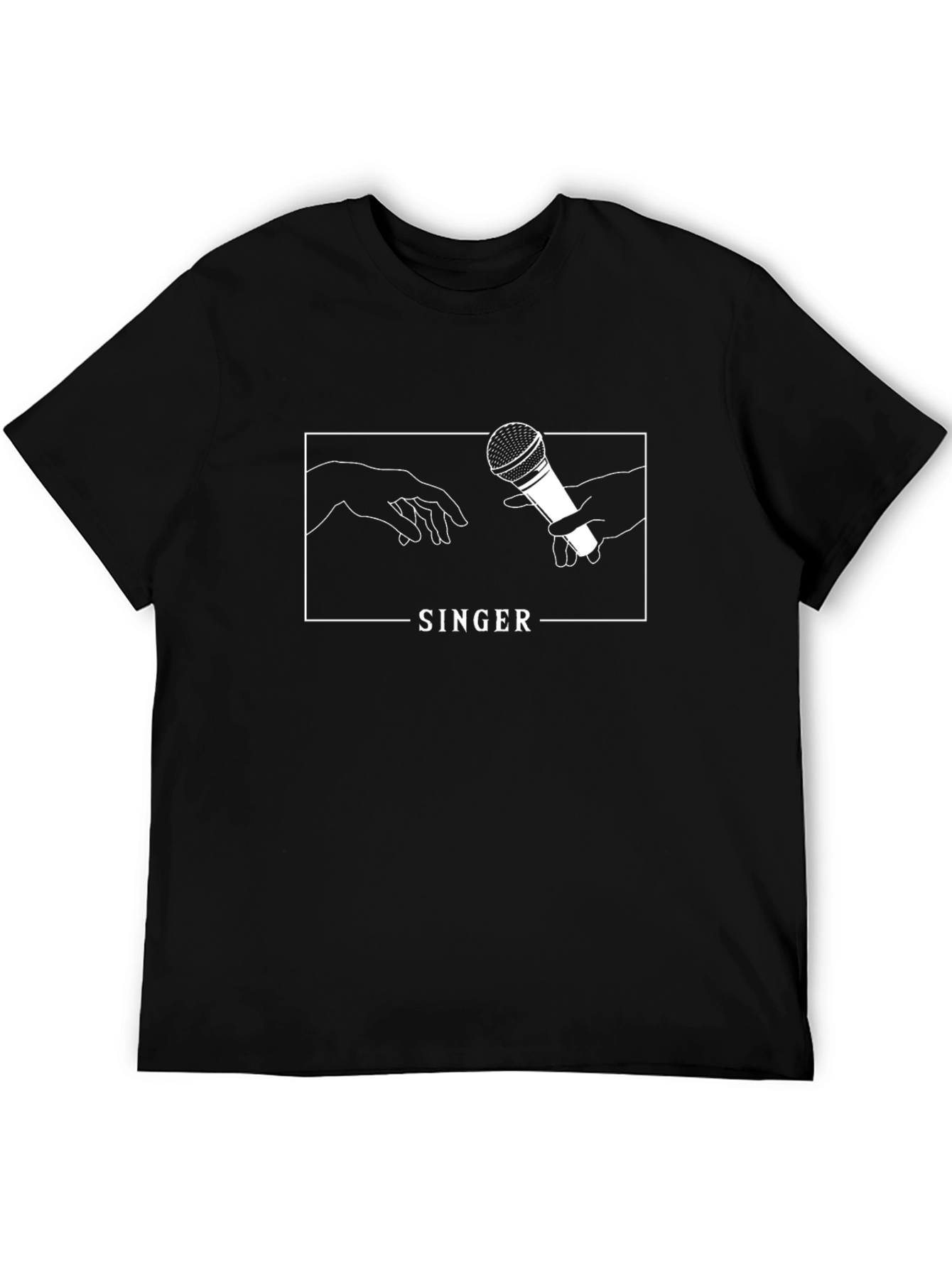 Singer Graphic Tee - Black Cotton