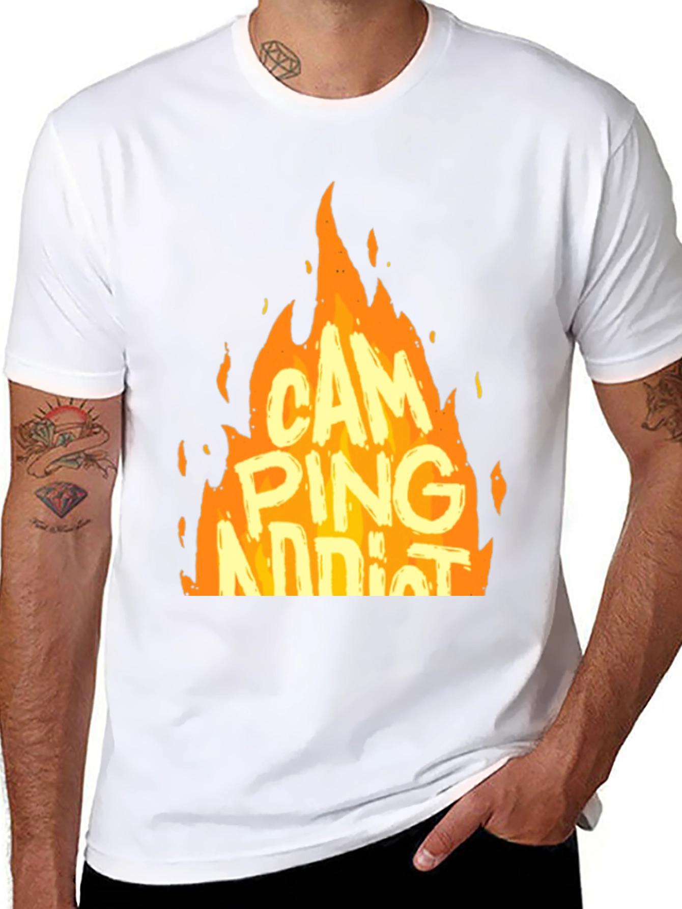 Camping Addict Graphic T-Shirt