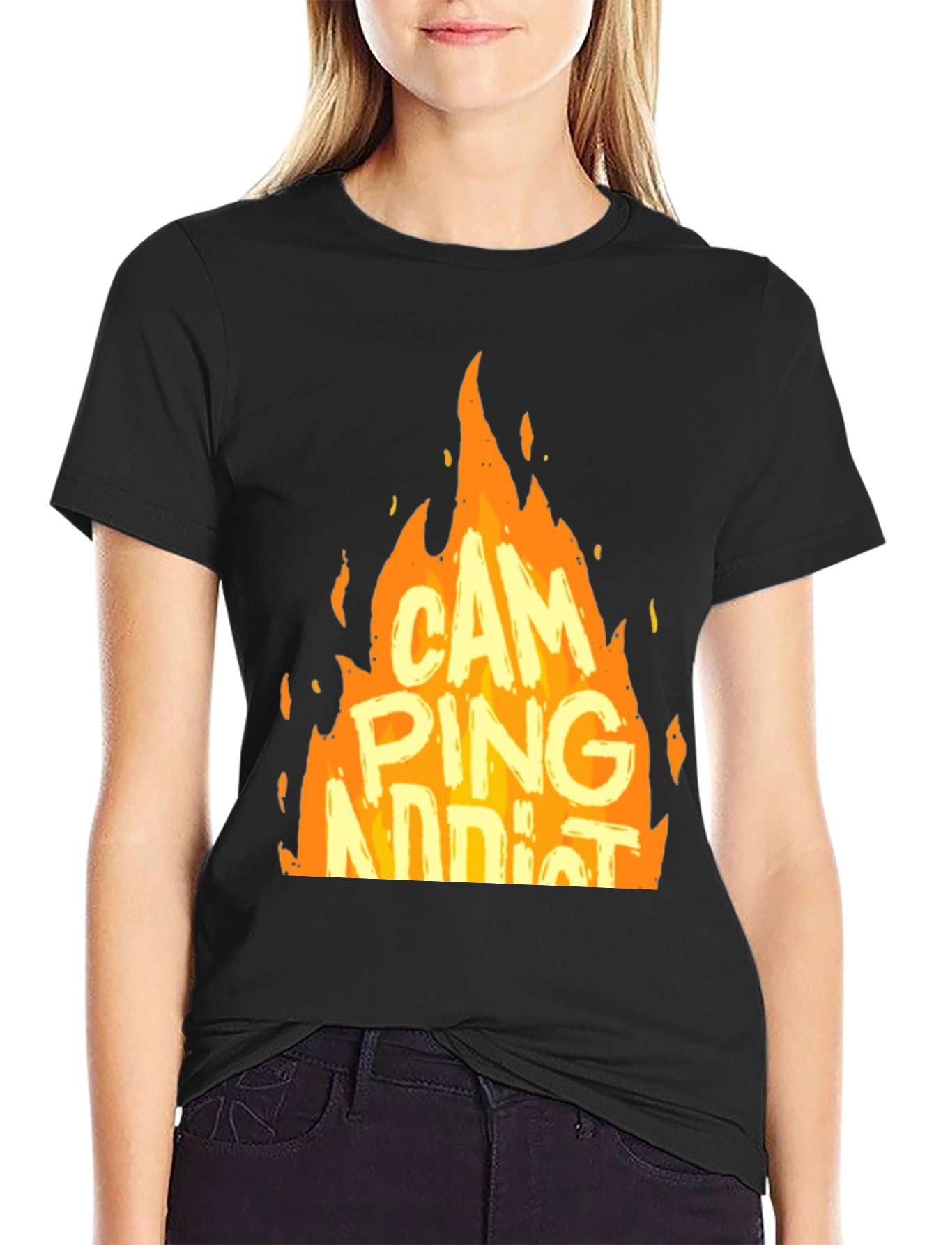 Camping Addict Graphic T-Shirt