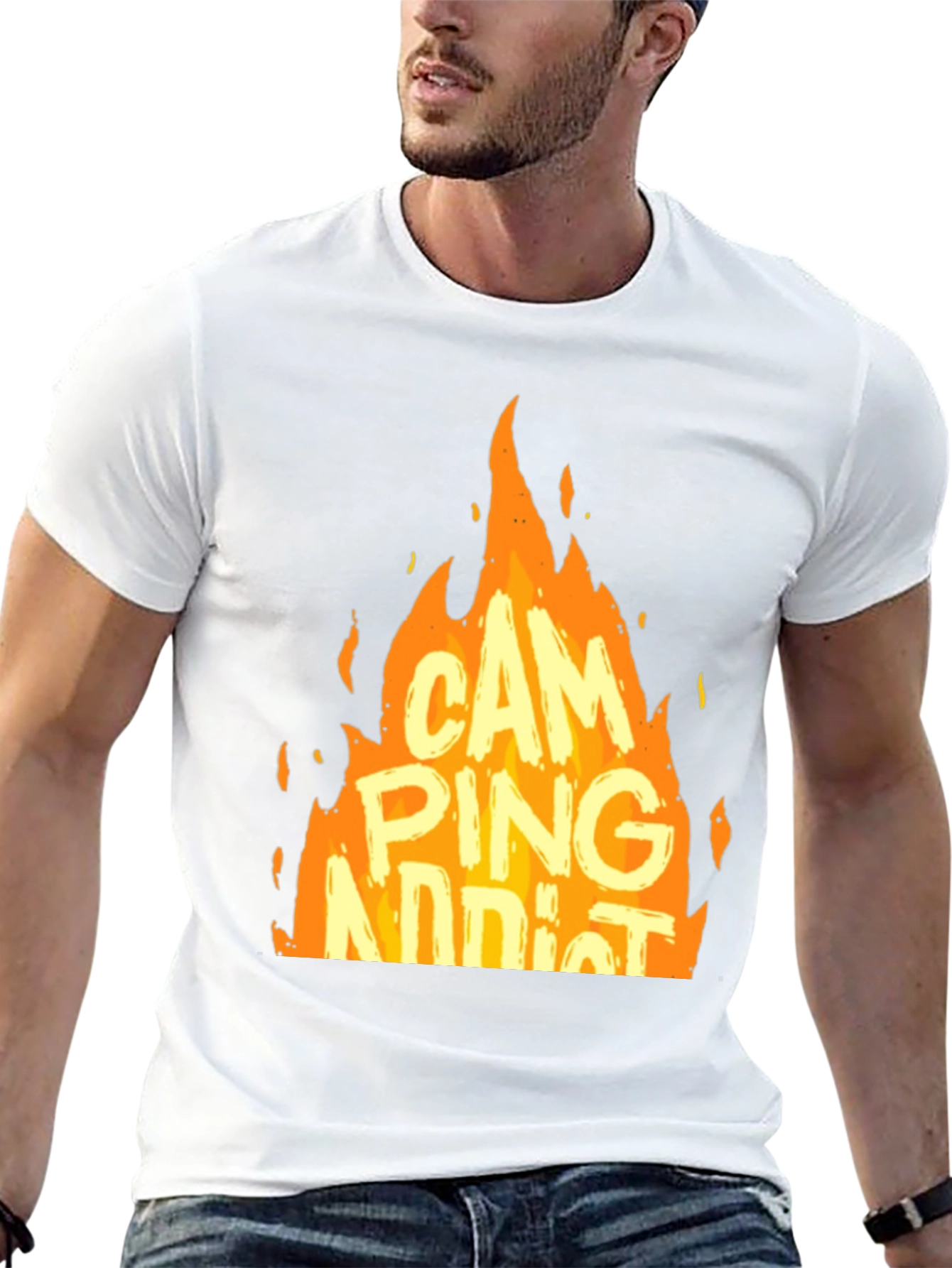 Camping Addict Graphic T-Shirt