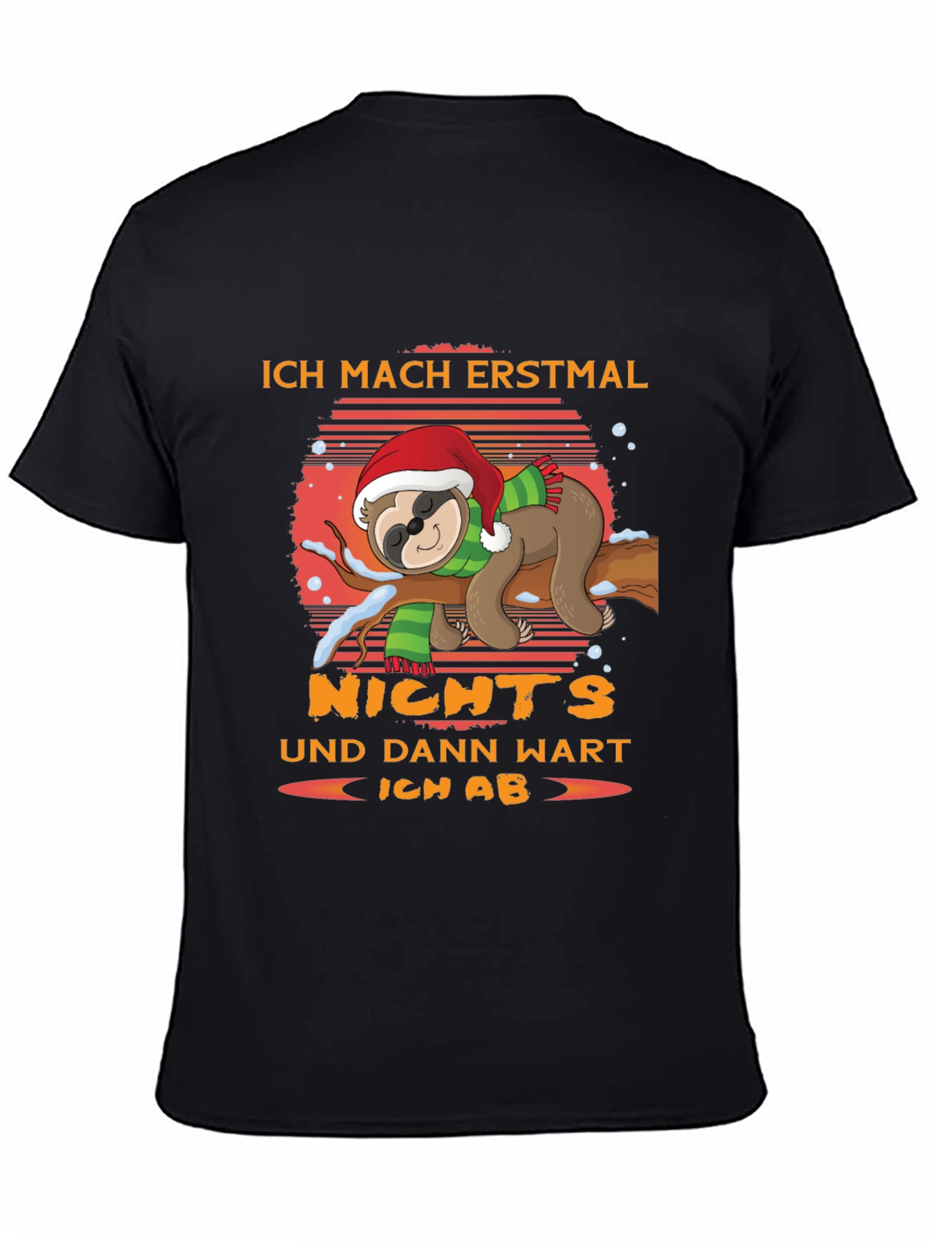 Ich Mach Erstmal Nichts Sloth Christmas T-Shirt