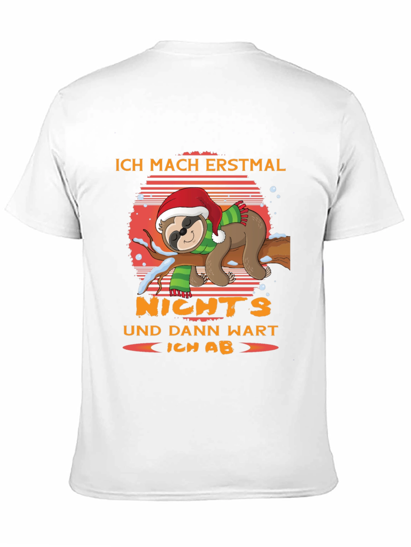 Ich Mach Erstmal Nichts Sloth Christmas T-Shirt