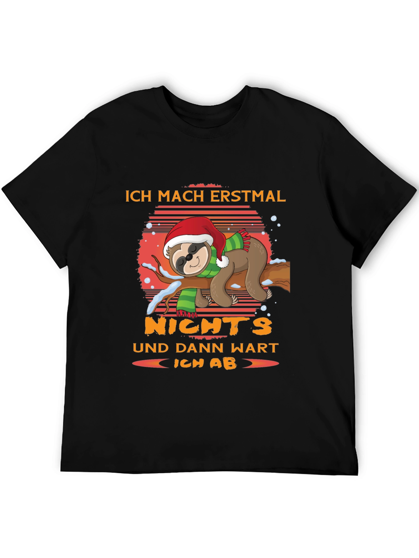 Ich Mach Erstmal Nichts Sloth Christmas T-Shirt