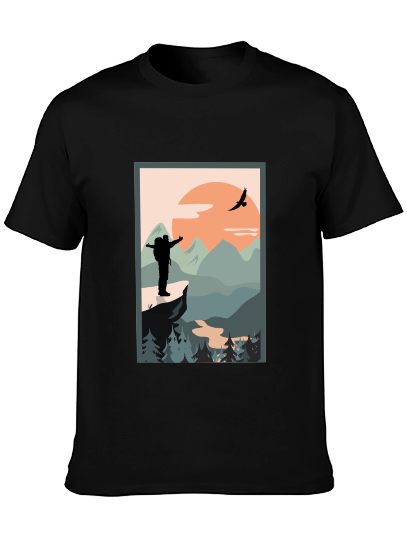 Nature Hiker Graphic Tee - Adventure Awaits