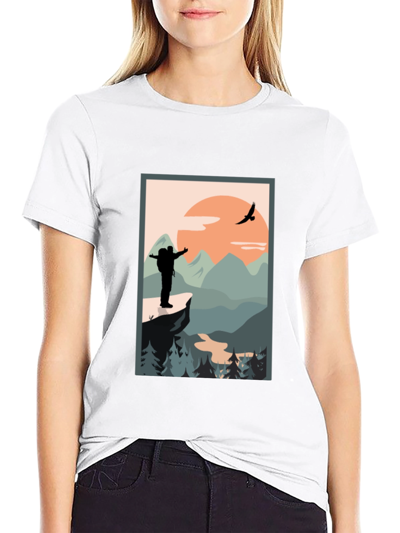 Nature Hiker Graphic Tee - Adventure Awaits