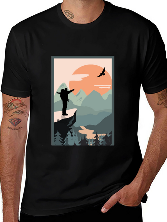 Nature Hiker Graphic Tee - Adventure Awaits