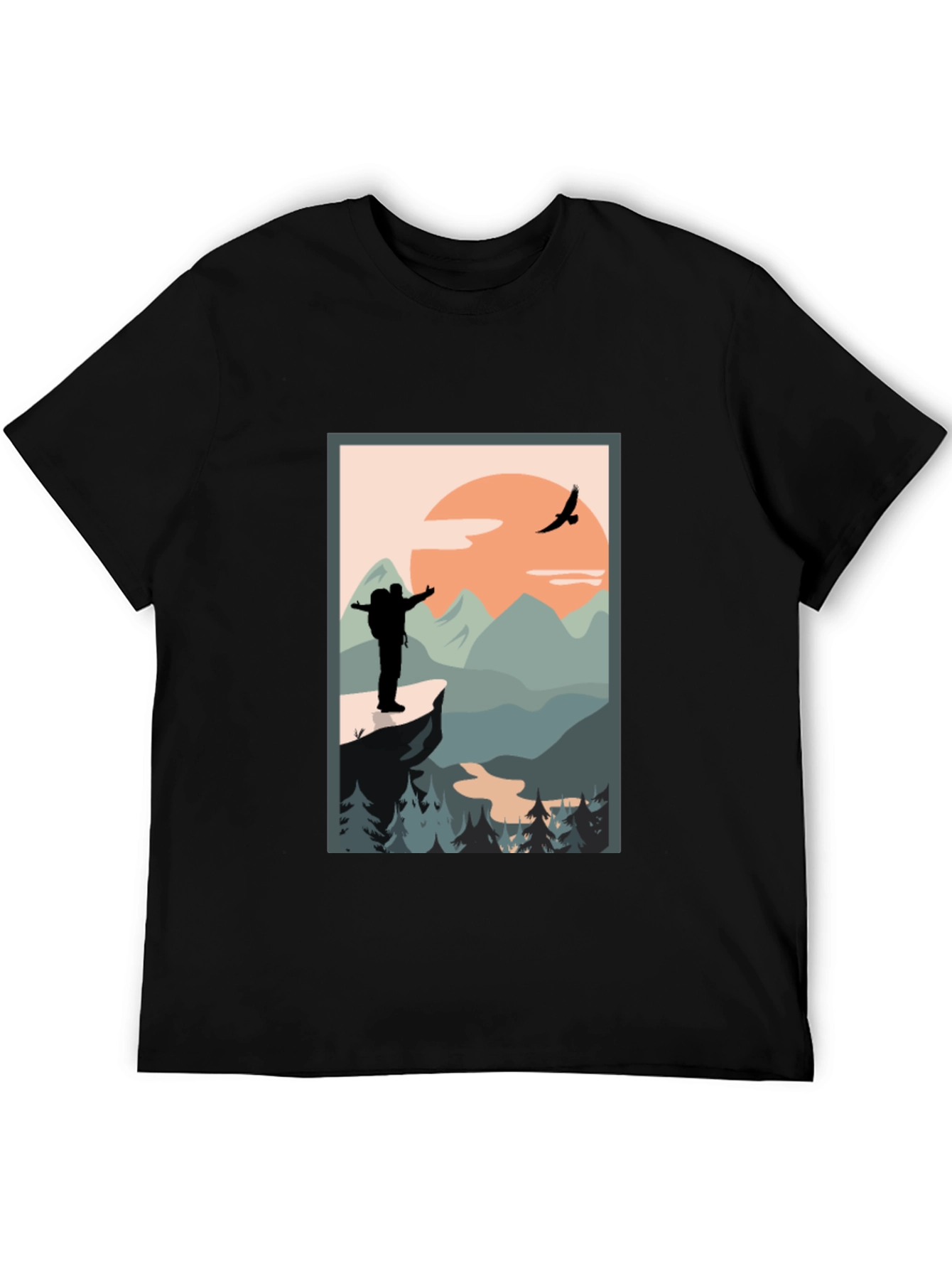 Nature Hiker Graphic Tee - Adventure Awaits