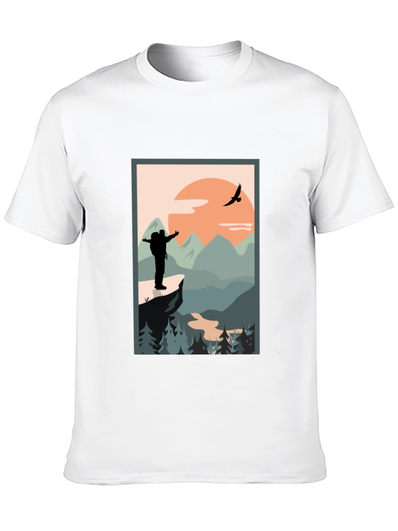 Nature Hiker Graphic Tee - Adventure Awaits