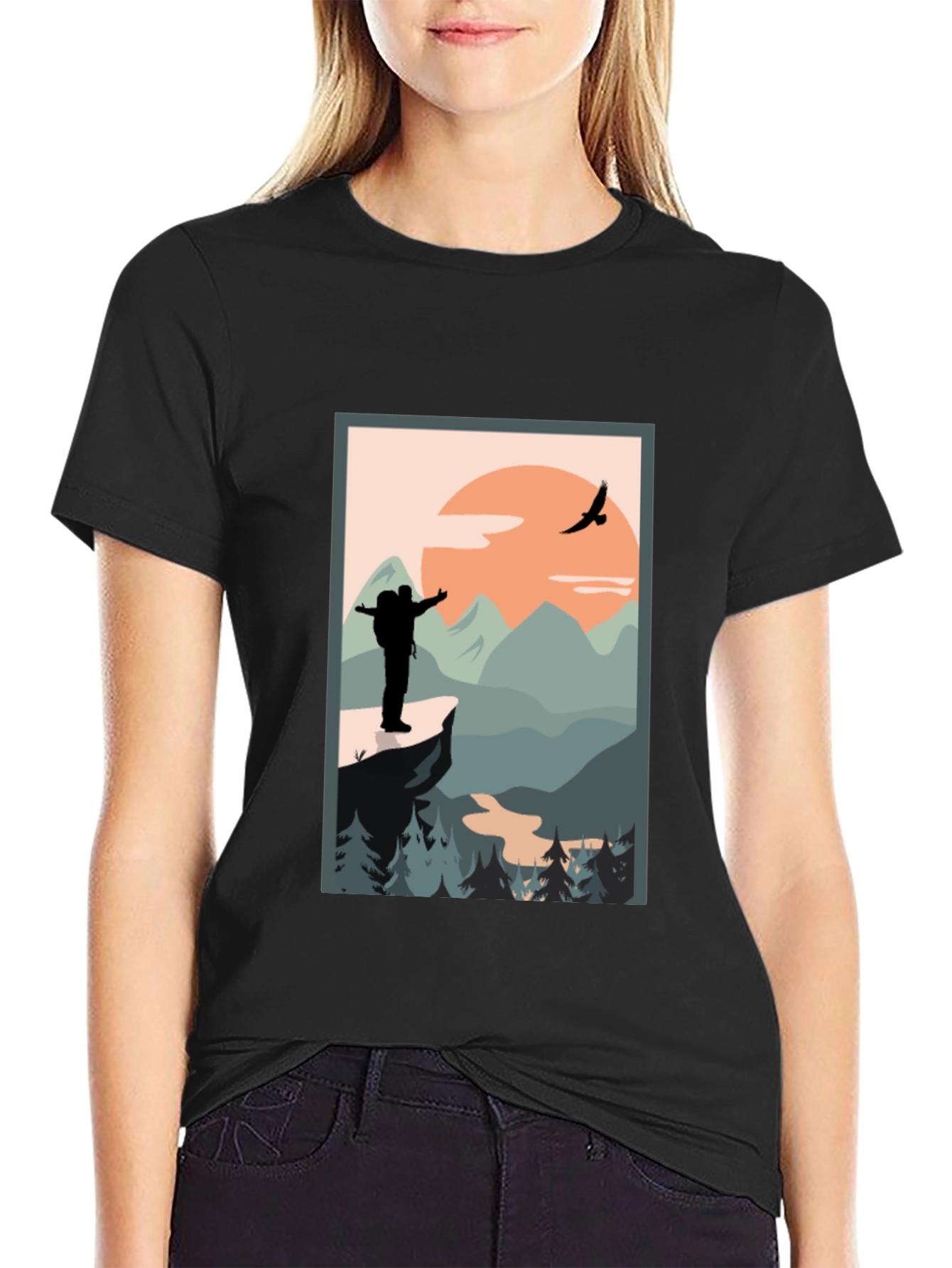 Nature Hiker Graphic Tee - Adventure Awaits