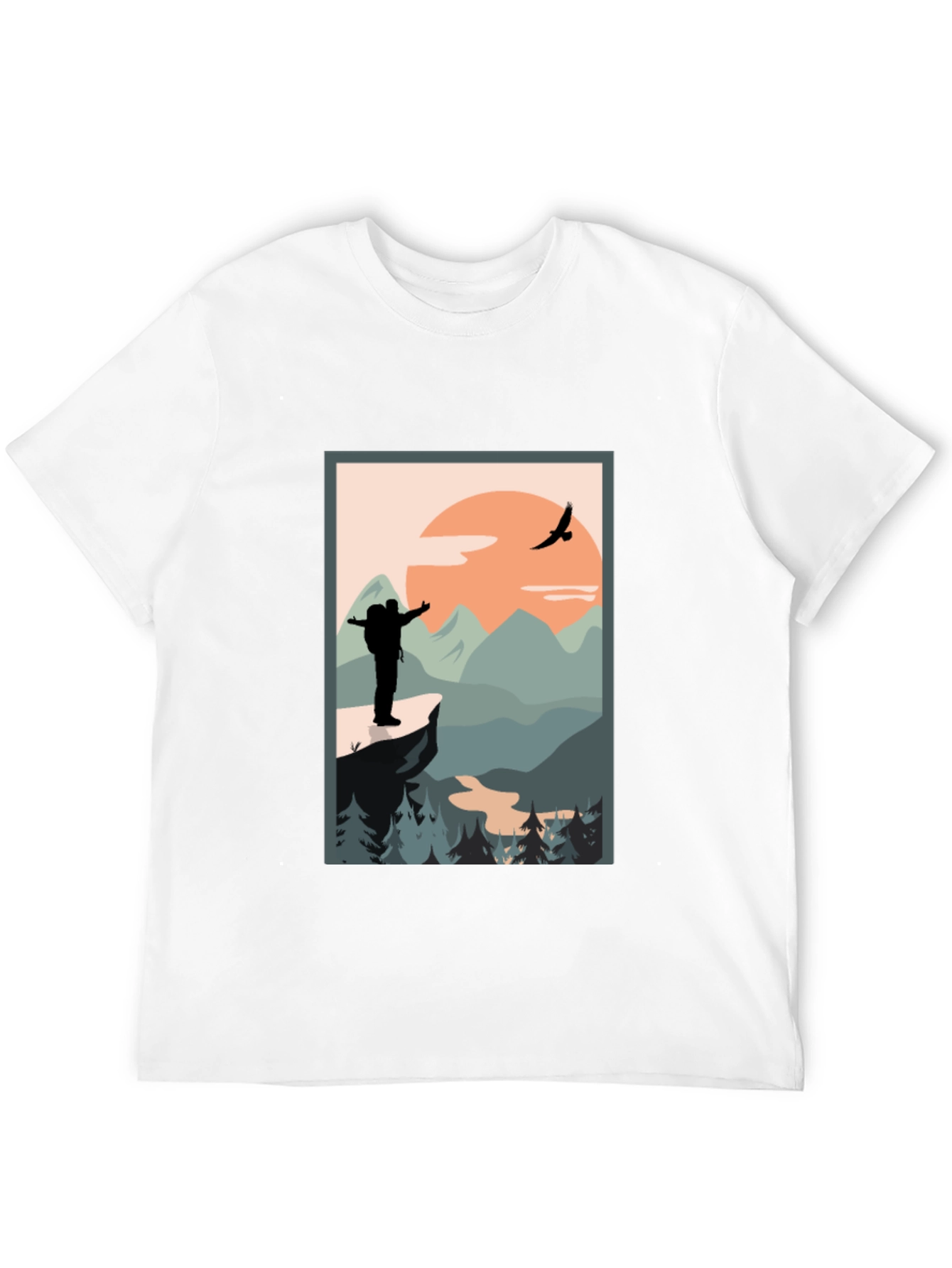 Nature Hiker Graphic Tee - Adventure Awaits