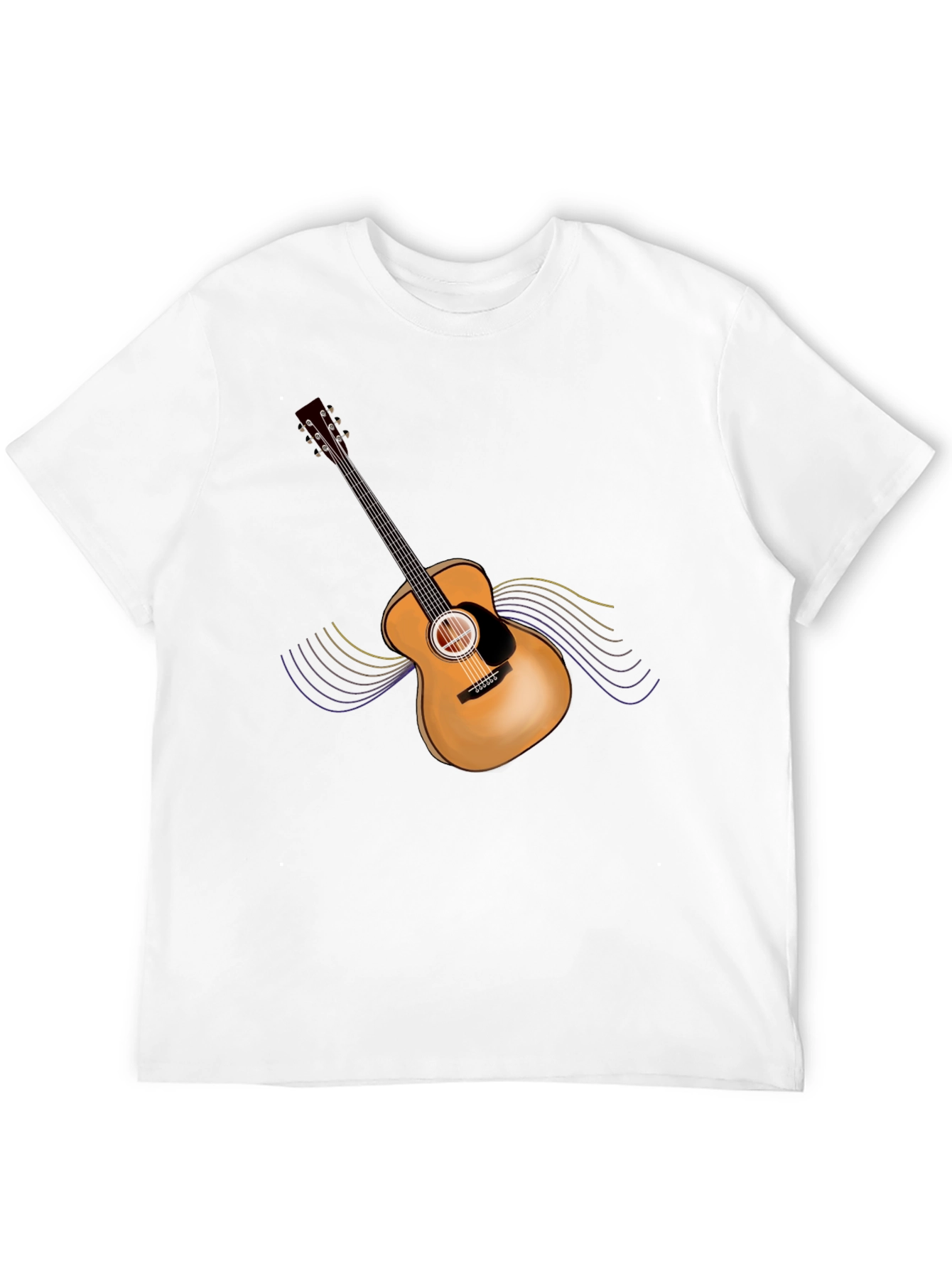 Acoustic Guitar Graphic T-Shirt