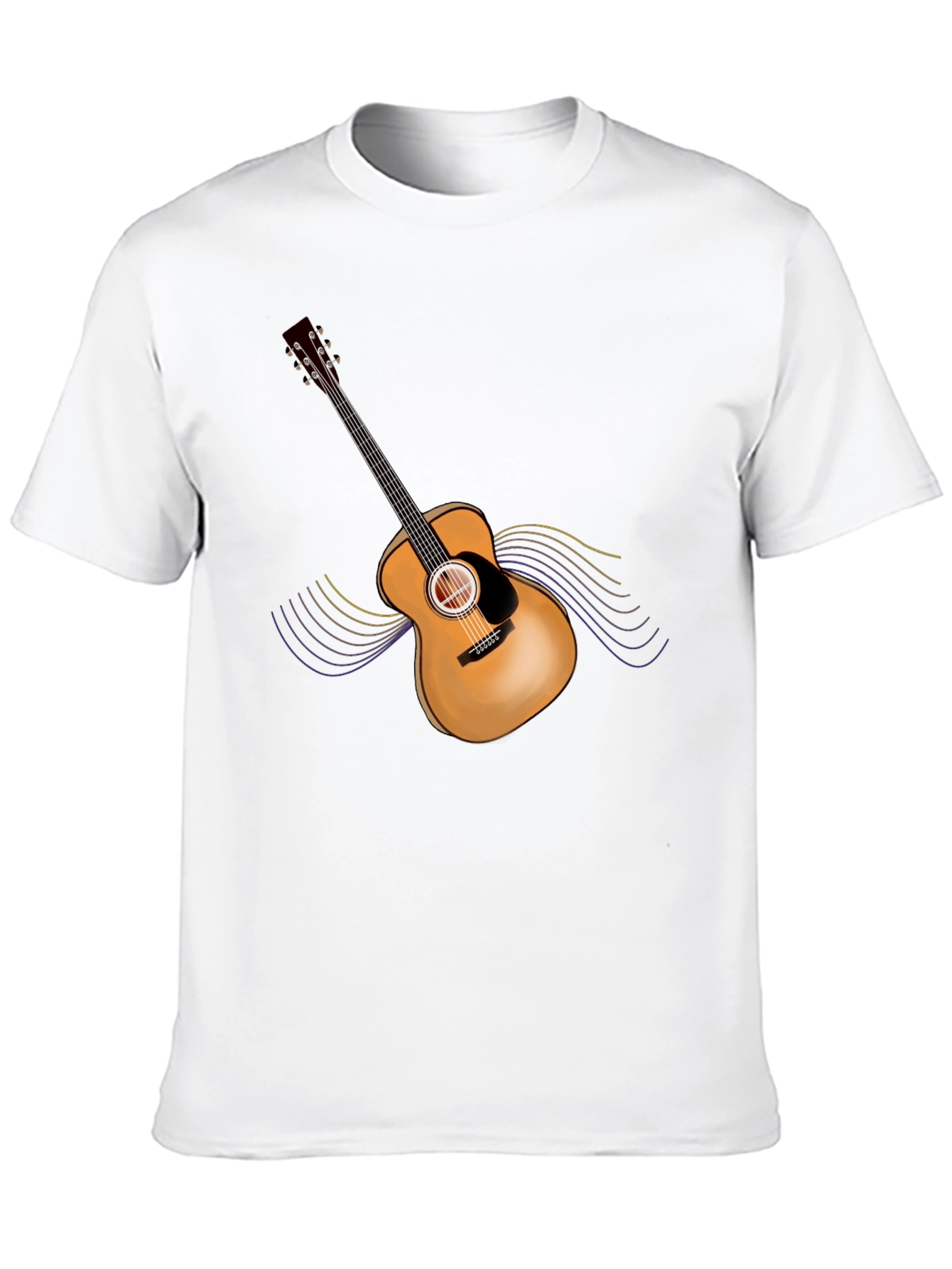 Acoustic Guitar Graphic T-Shirt