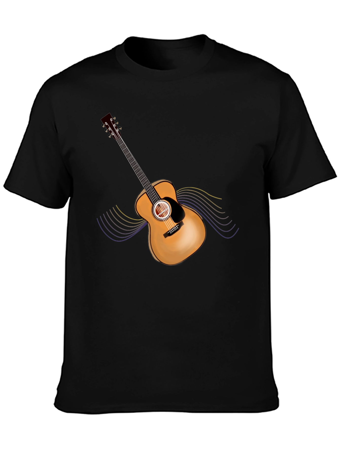 Acoustic Guitar Graphic T-Shirt