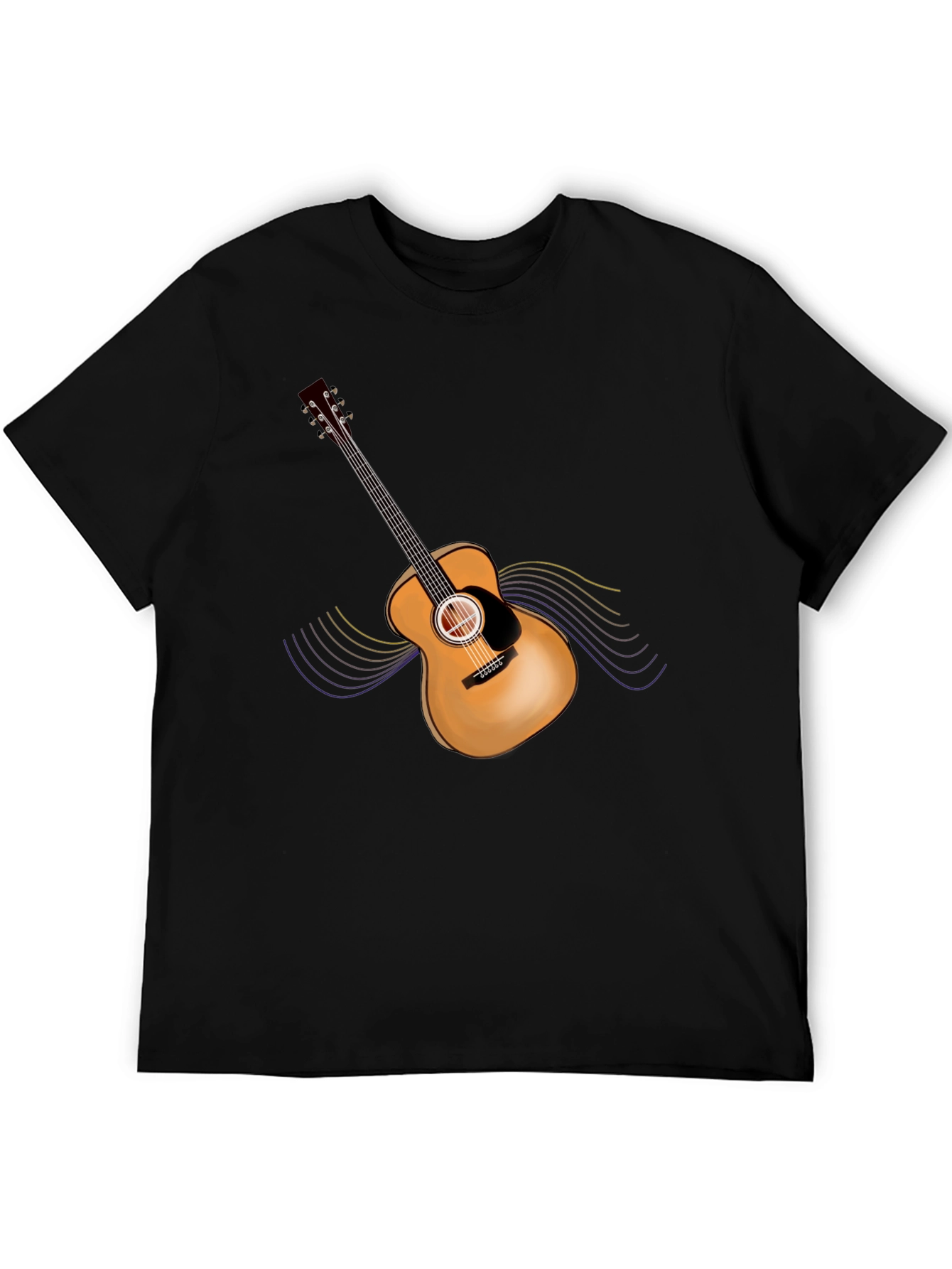 Acoustic Guitar Graphic T-Shirt