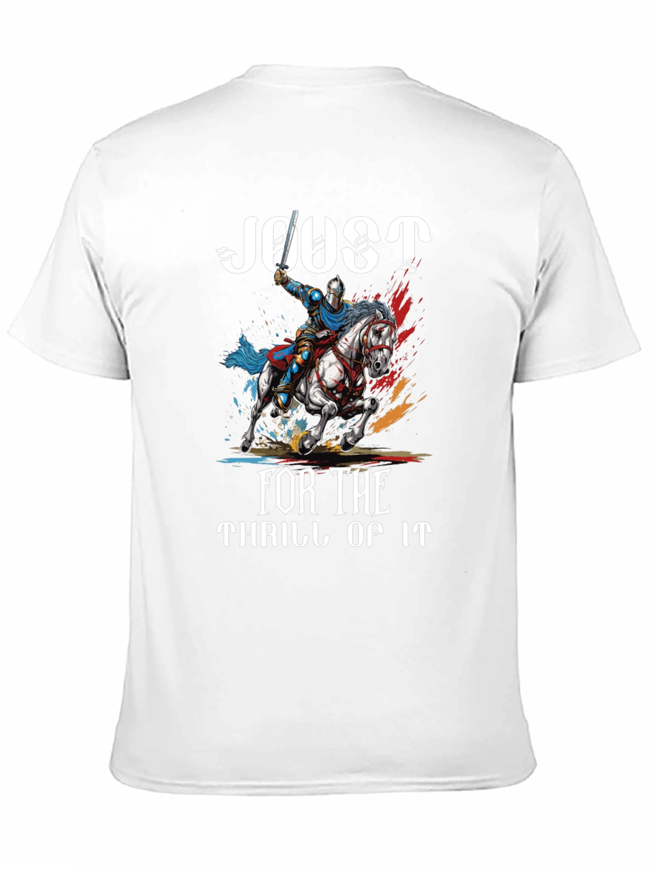 Joust For the Thrill of It Black T-Shirt