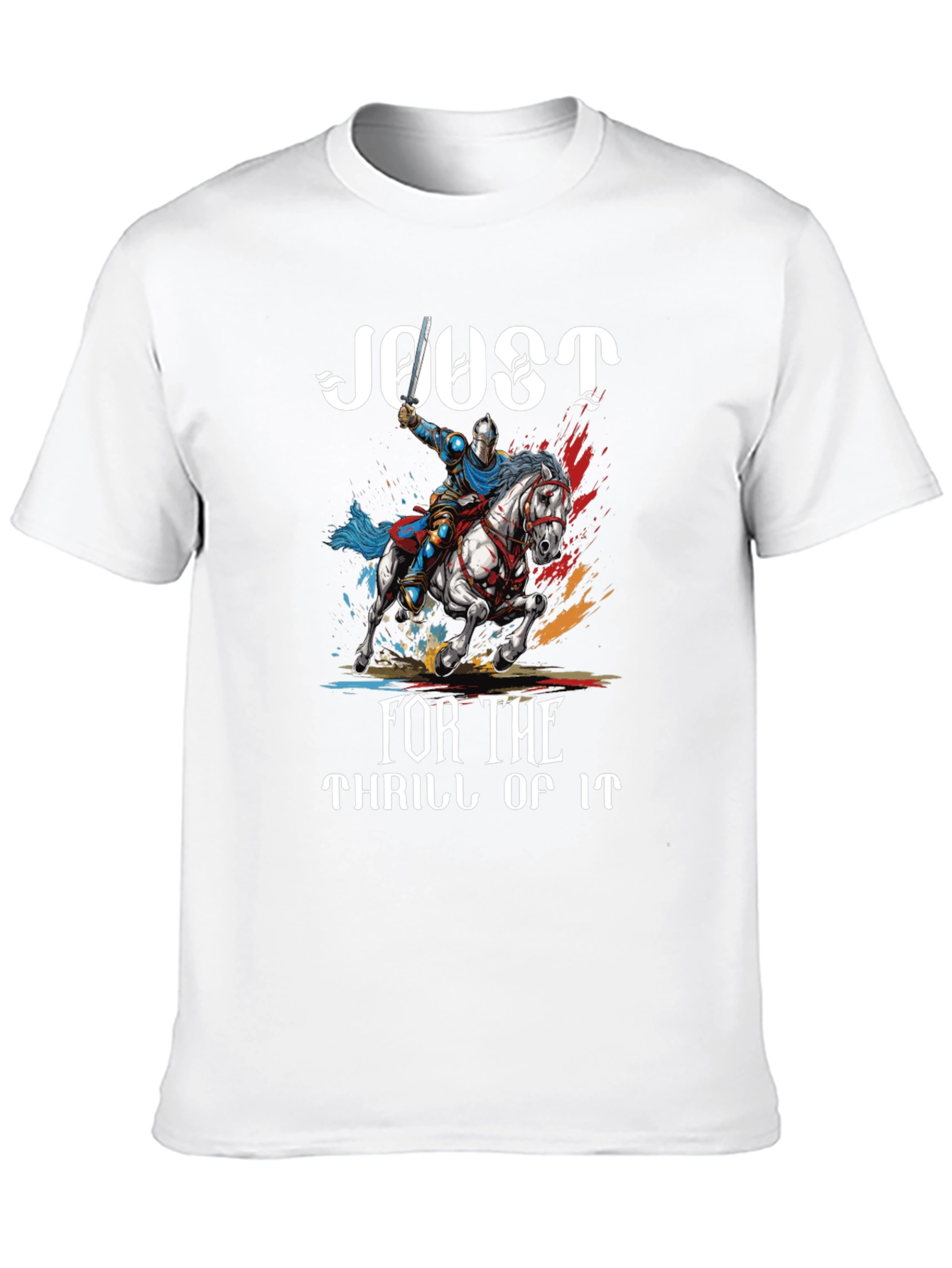 Joust For the Thrill of It Black T-Shirt