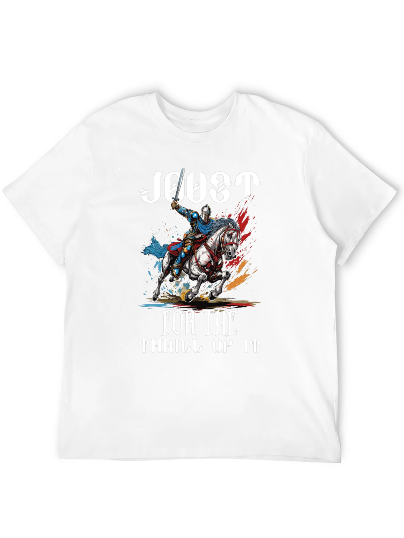 Joust For the Thrill of It Black T-Shirt