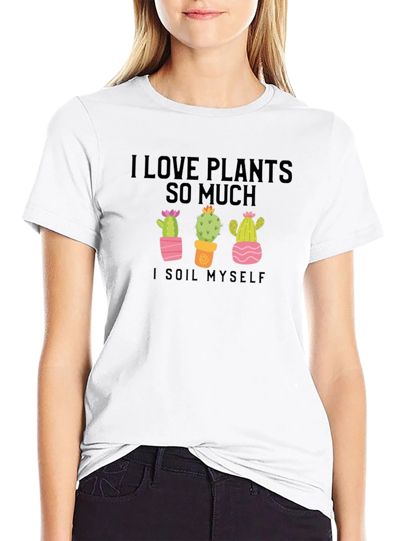 I Love Plants T-Shirt - Funny Cactus Lover Tee