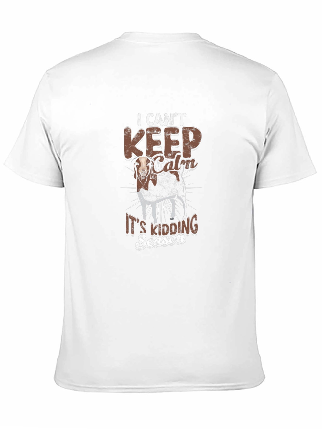 I Cant Keep Calm Its Kidding Season Goat T-Shirt