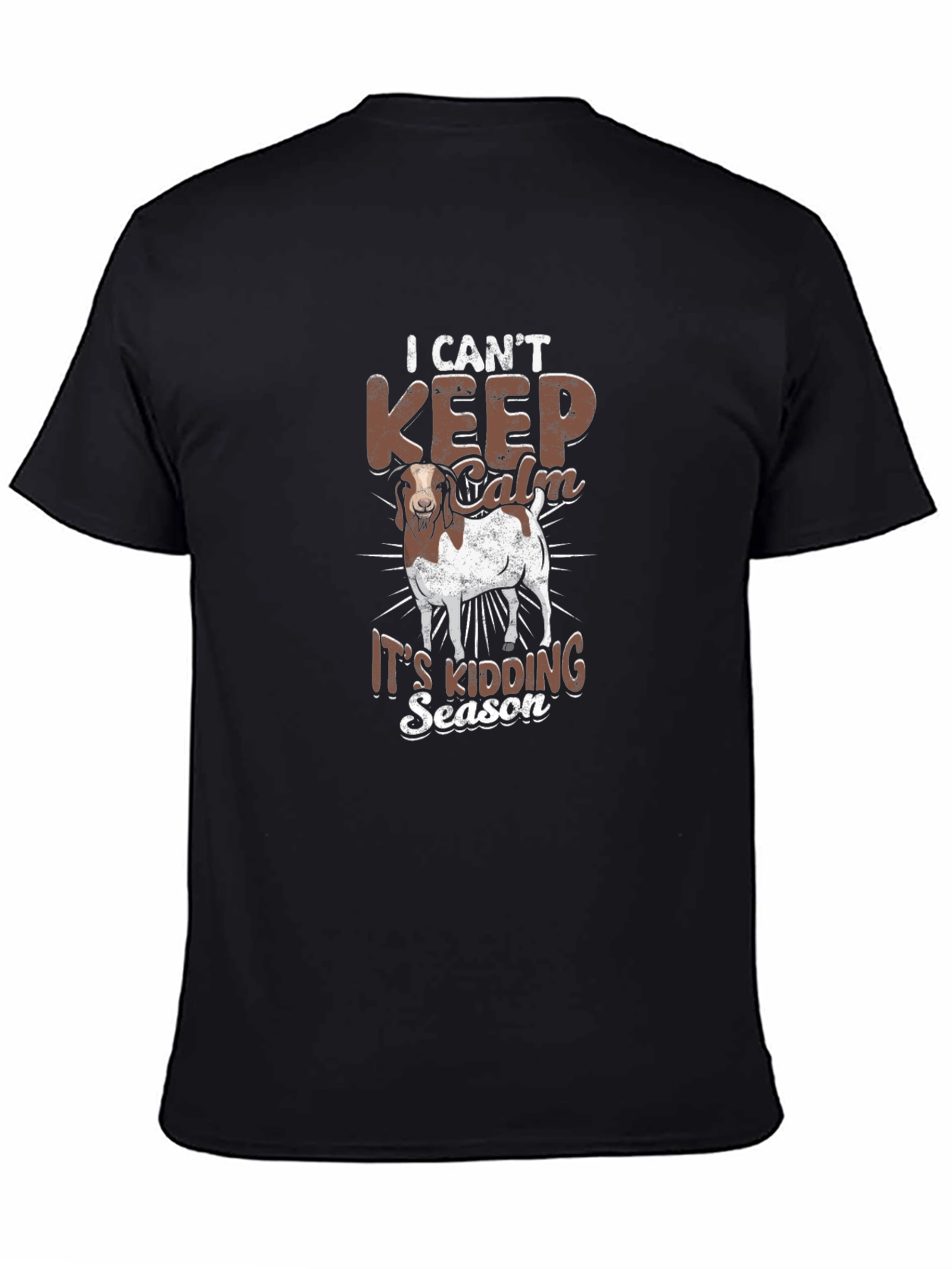 I Cant Keep Calm Its Kidding Season Goat T-Shirt