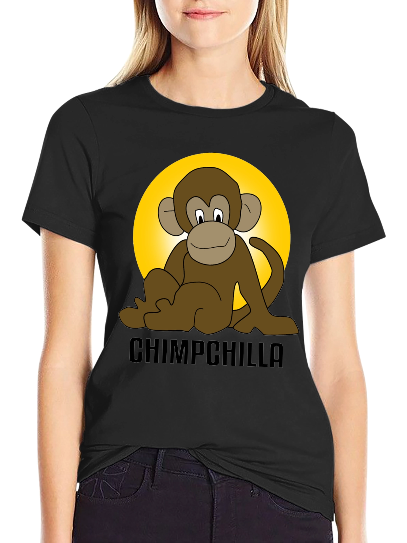 Chimpchilla Monkey Graphic T-Shirt