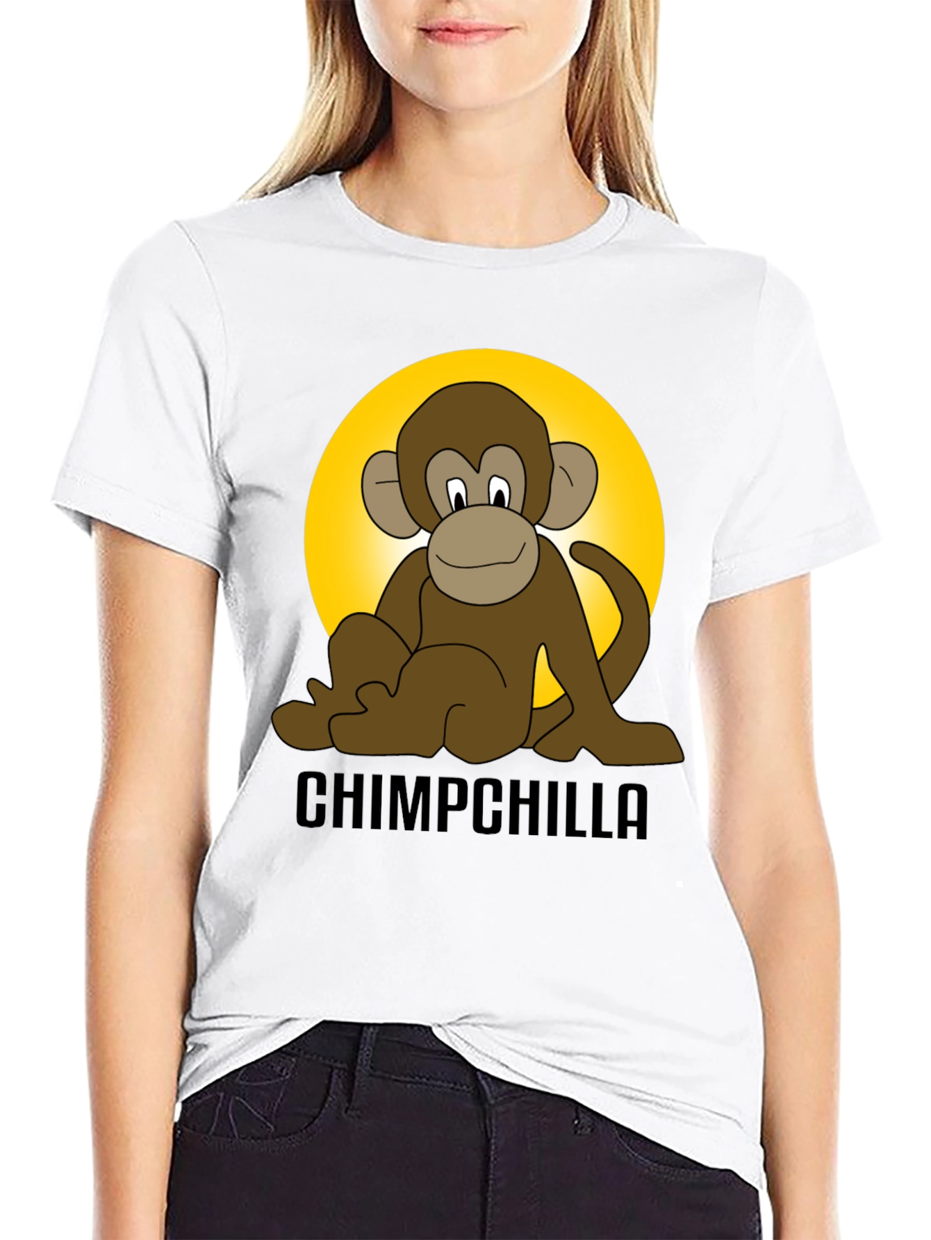 Chimpchilla Monkey Graphic T-Shirt