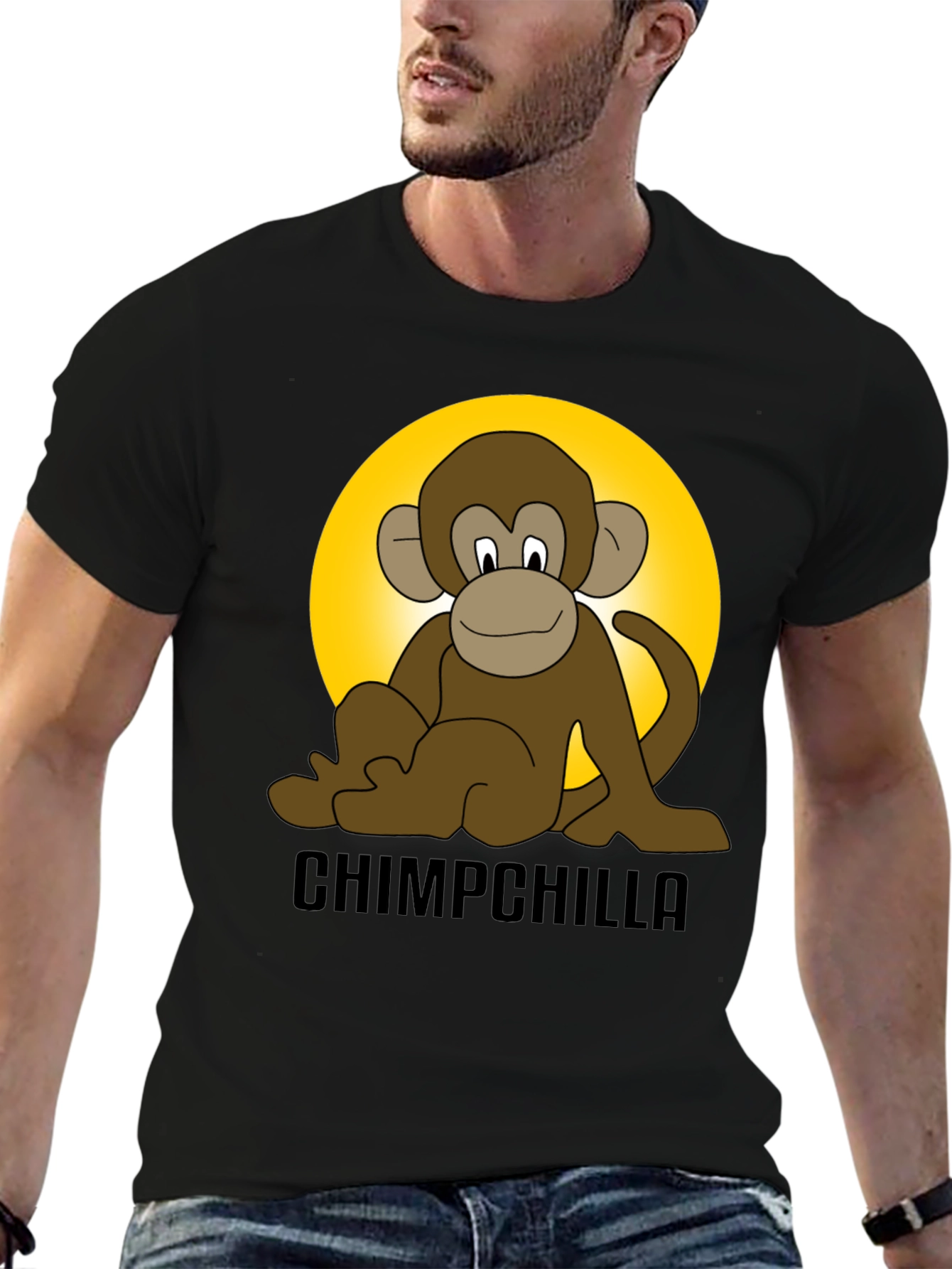 Chimpchilla Monkey Graphic T-Shirt