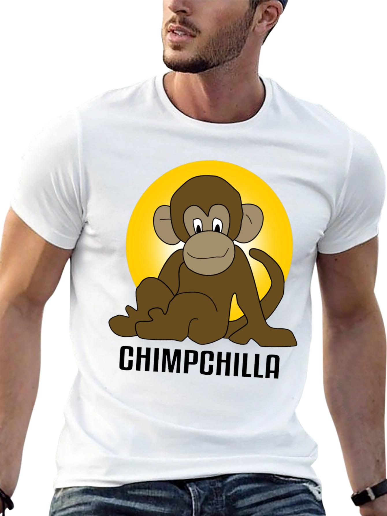 Chimpchilla Monkey Graphic T-Shirt