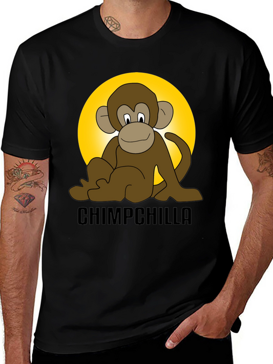 Chimpchilla Monkey Graphic T-Shirt