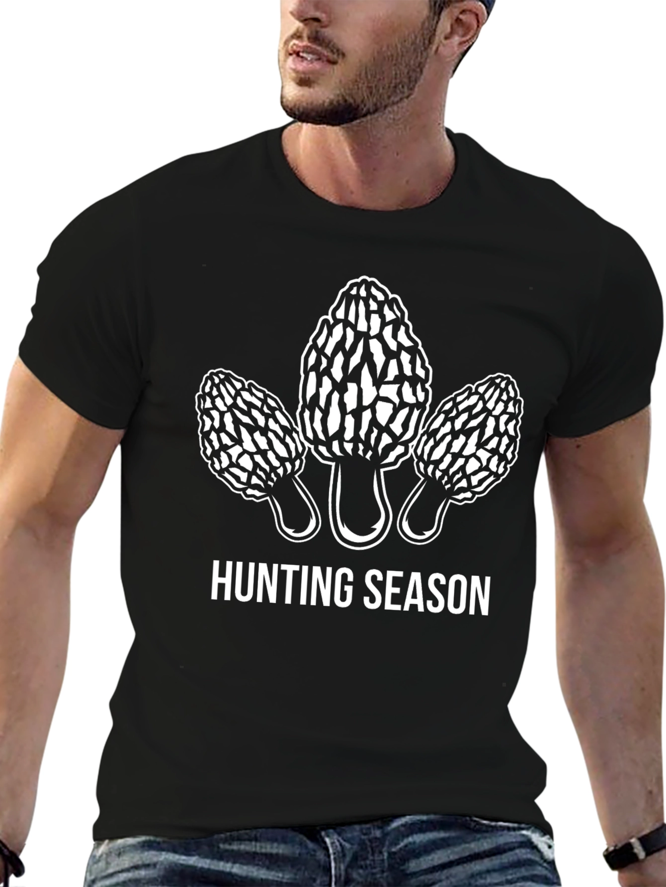Morel Mushroom Hunting Season Graphic Tee