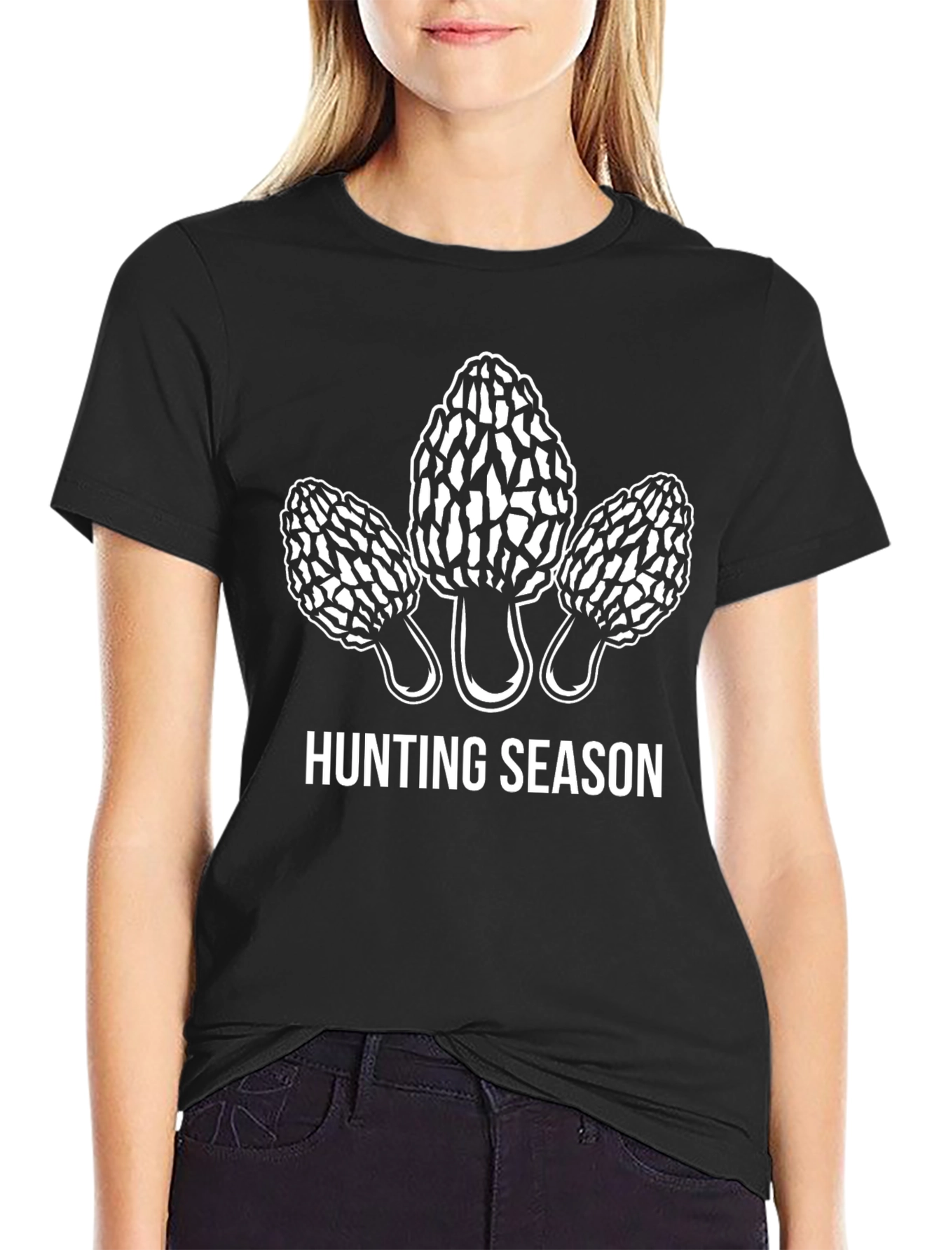 Morel Mushroom Hunting Season Graphic Tee