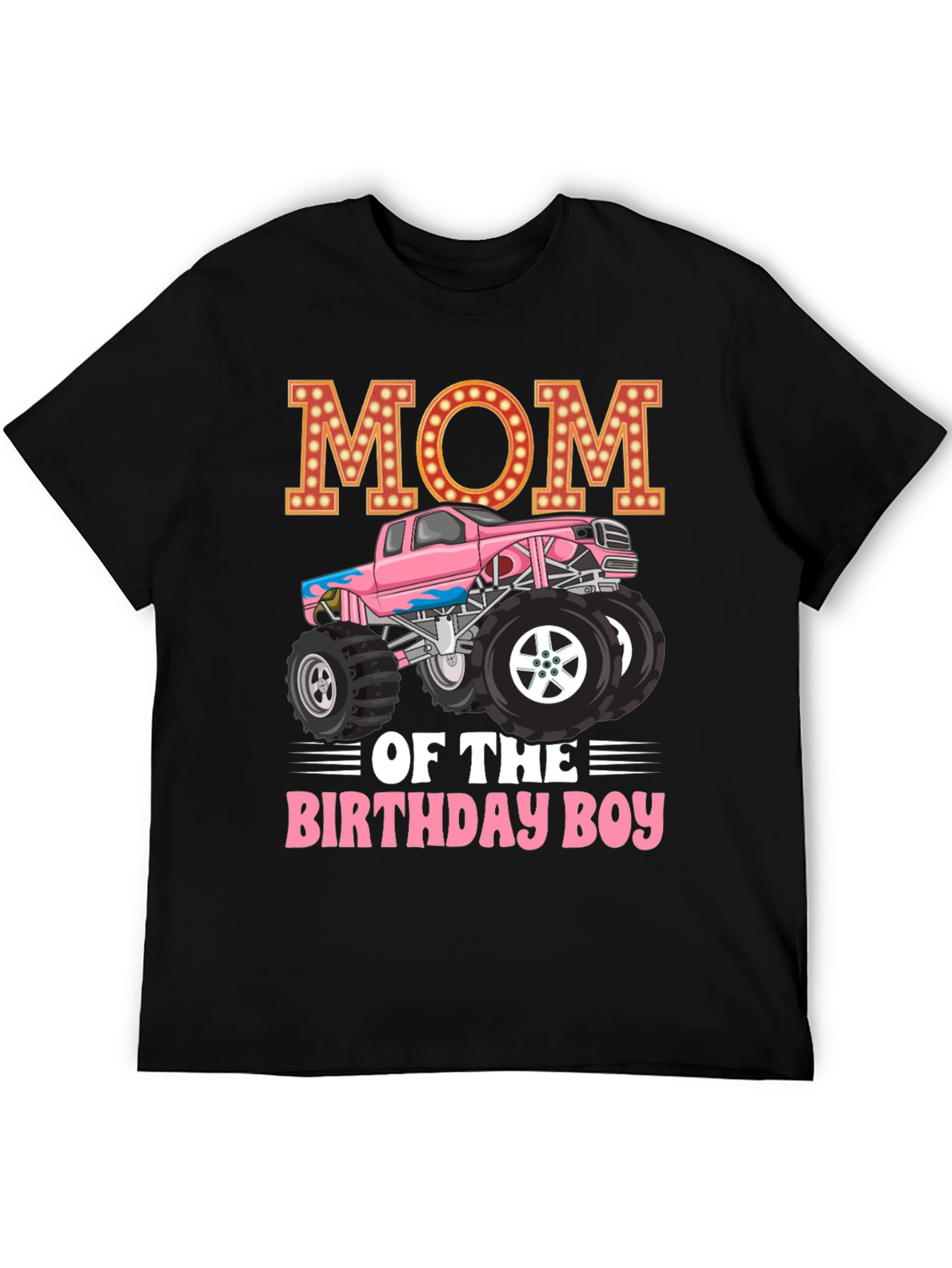 Mom of the Birthday Boy Monster Truck T-shirt