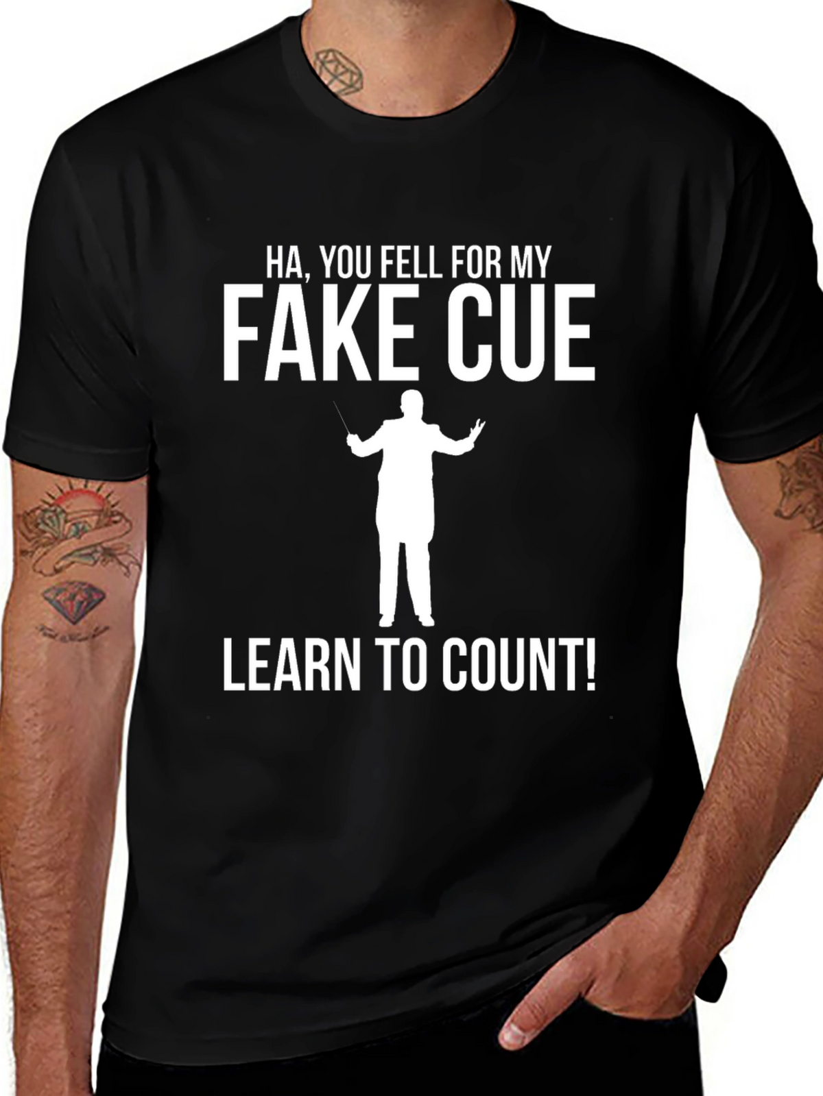 Fake Cue Conductor T-Shirt