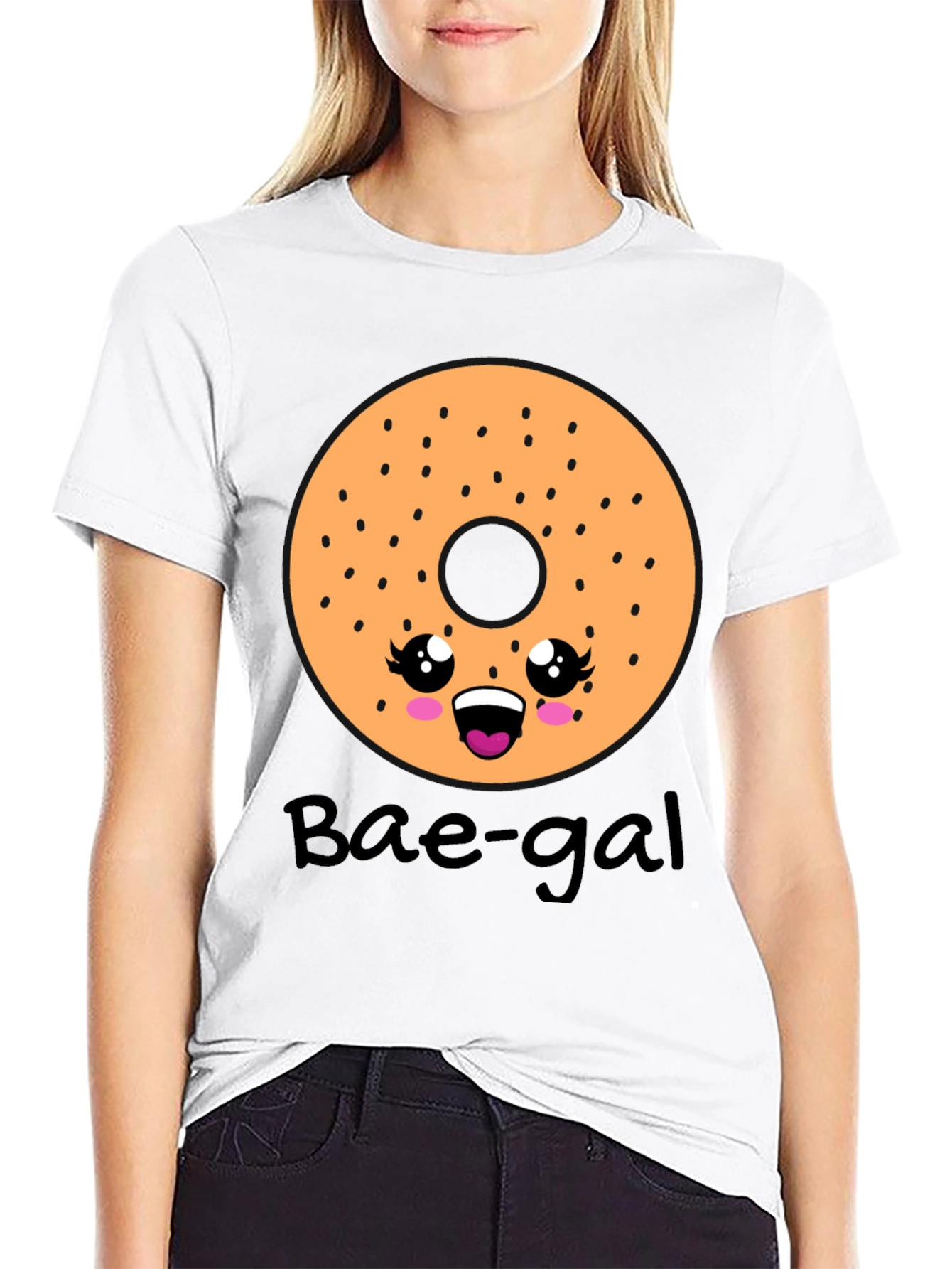 Bae-Gal Kawaii Bagel Graphic Tee
