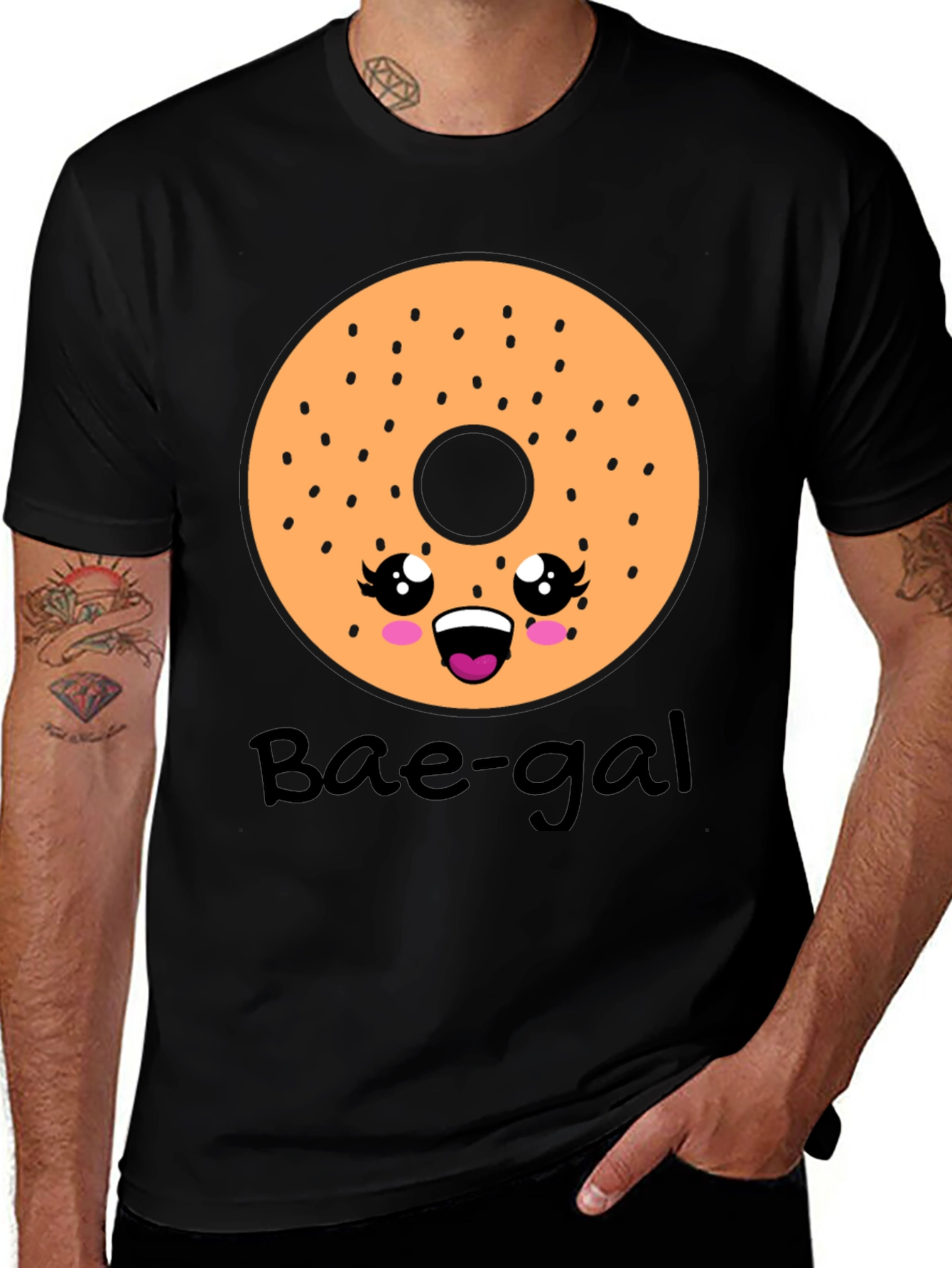 Bae-Gal Kawaii Bagel Graphic Tee