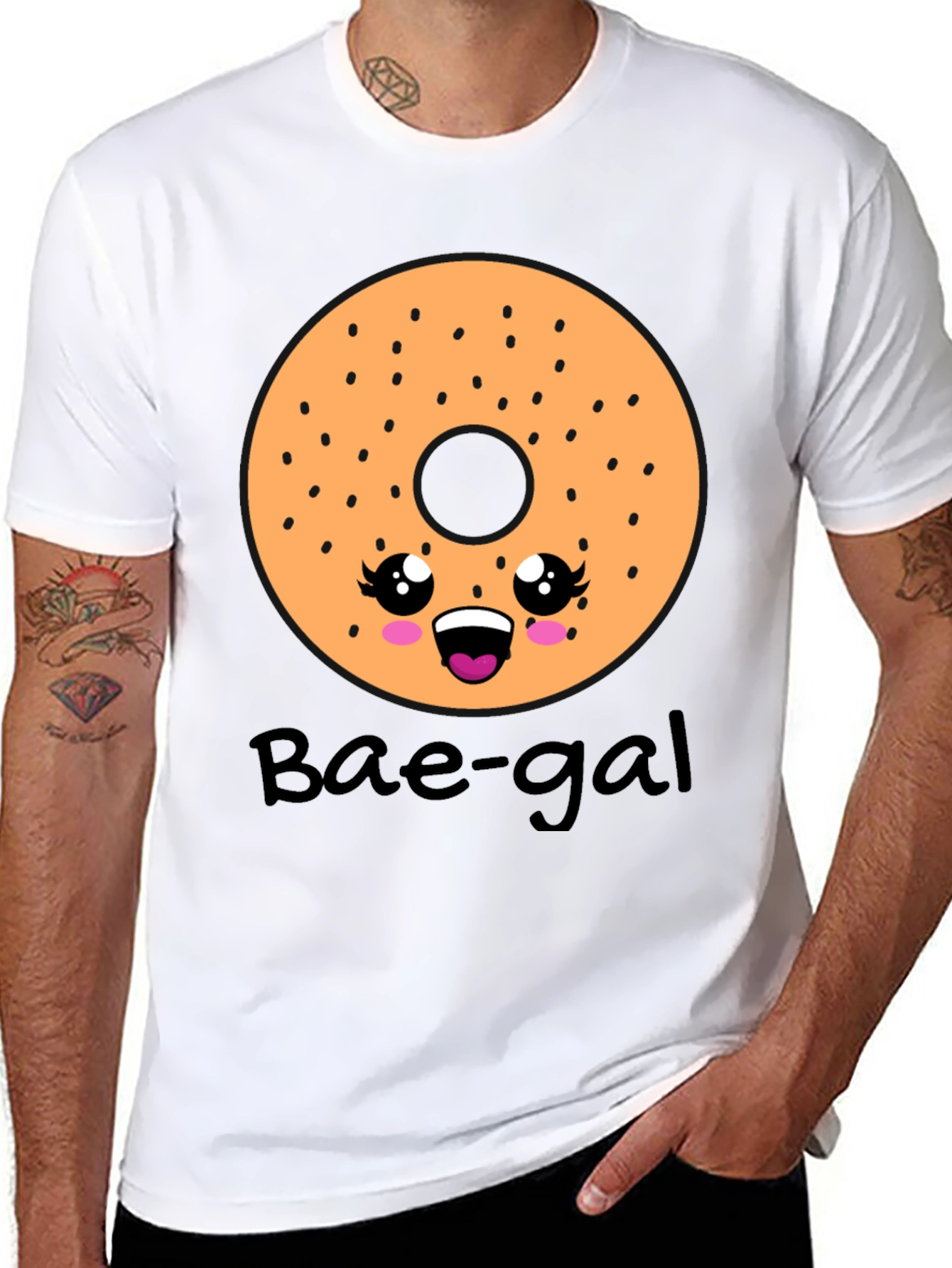 Bae-Gal Kawaii Bagel Graphic Tee