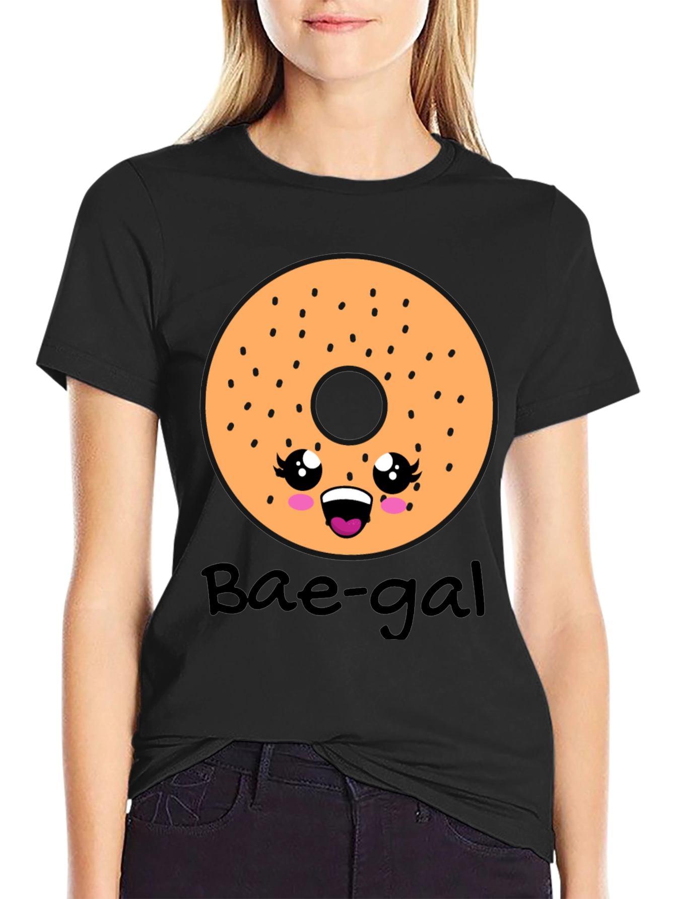 Bae-Gal Kawaii Bagel Graphic Tee