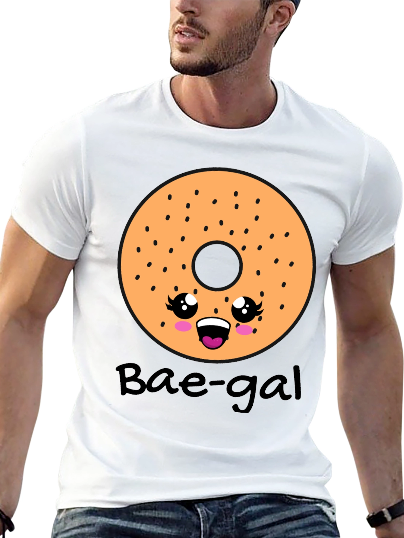 Bae-Gal Kawaii Bagel Graphic Tee