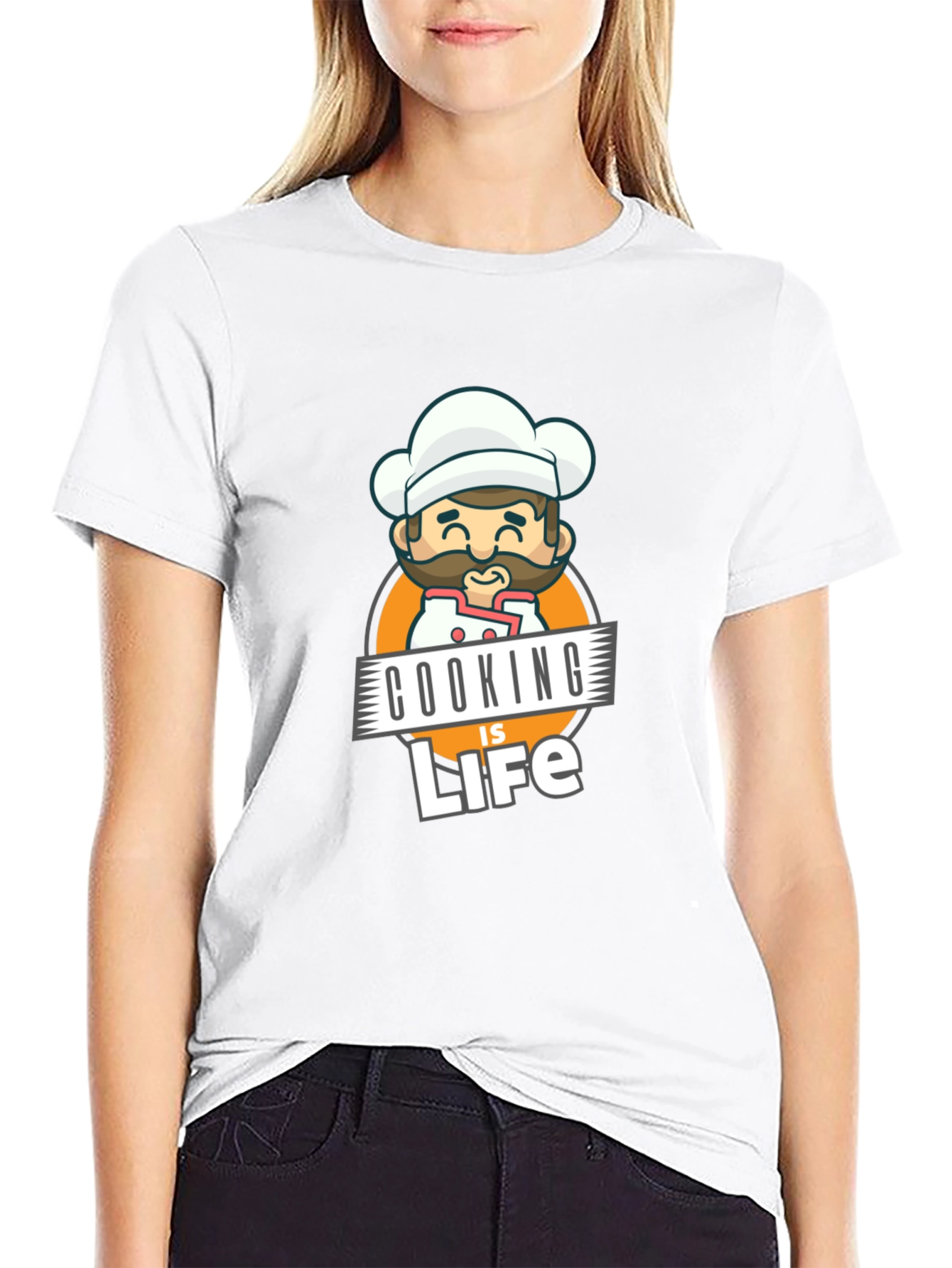 Cooking is Life Graphic T-Shirt