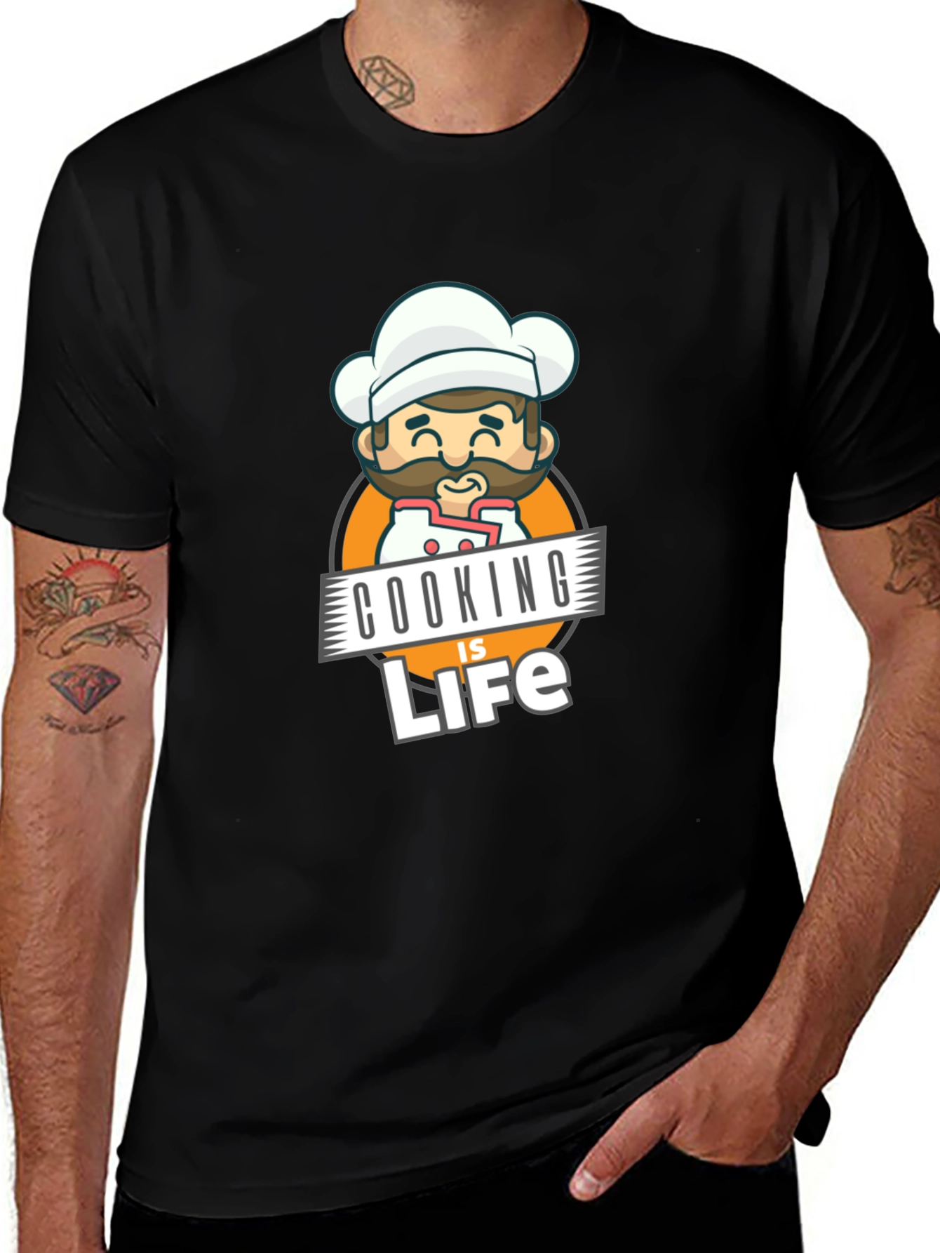 Cooking is Life Graphic T-Shirt