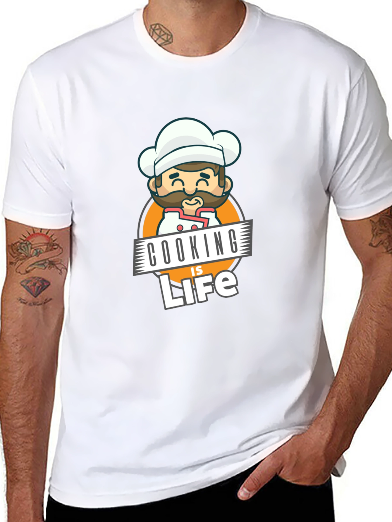 Cooking is Life Graphic T-Shirt