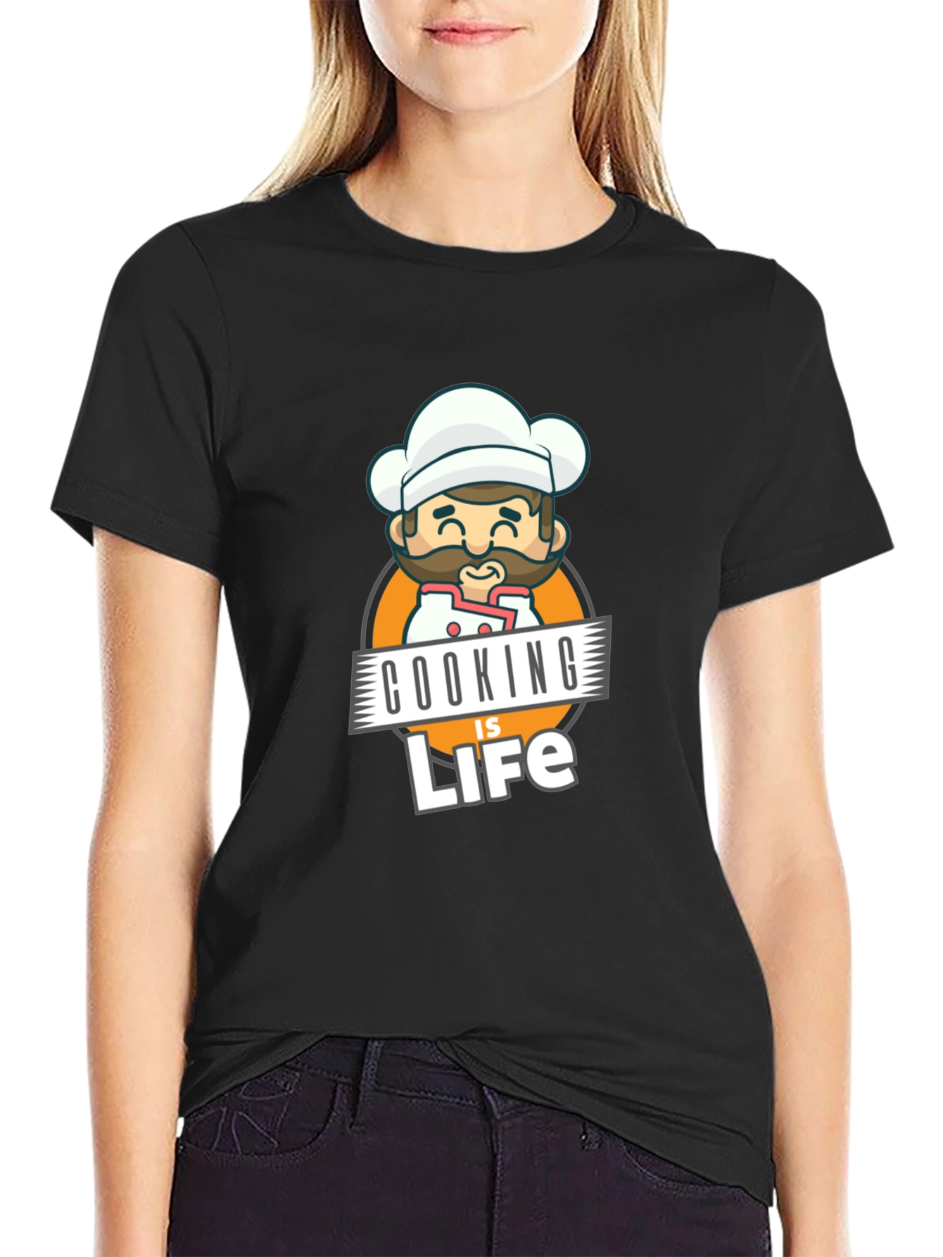 Cooking is Life Graphic T-Shirt
