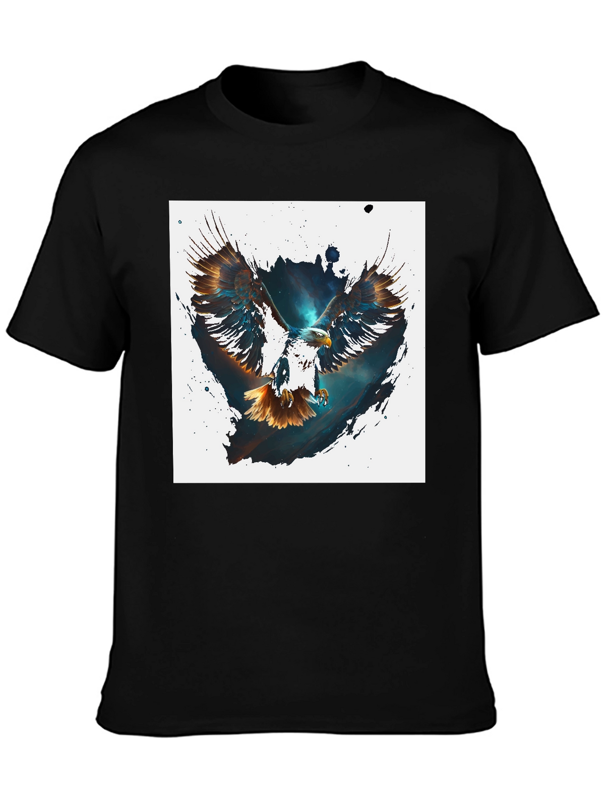 Eagle Graphic Tee - Mens Black T-Shirt