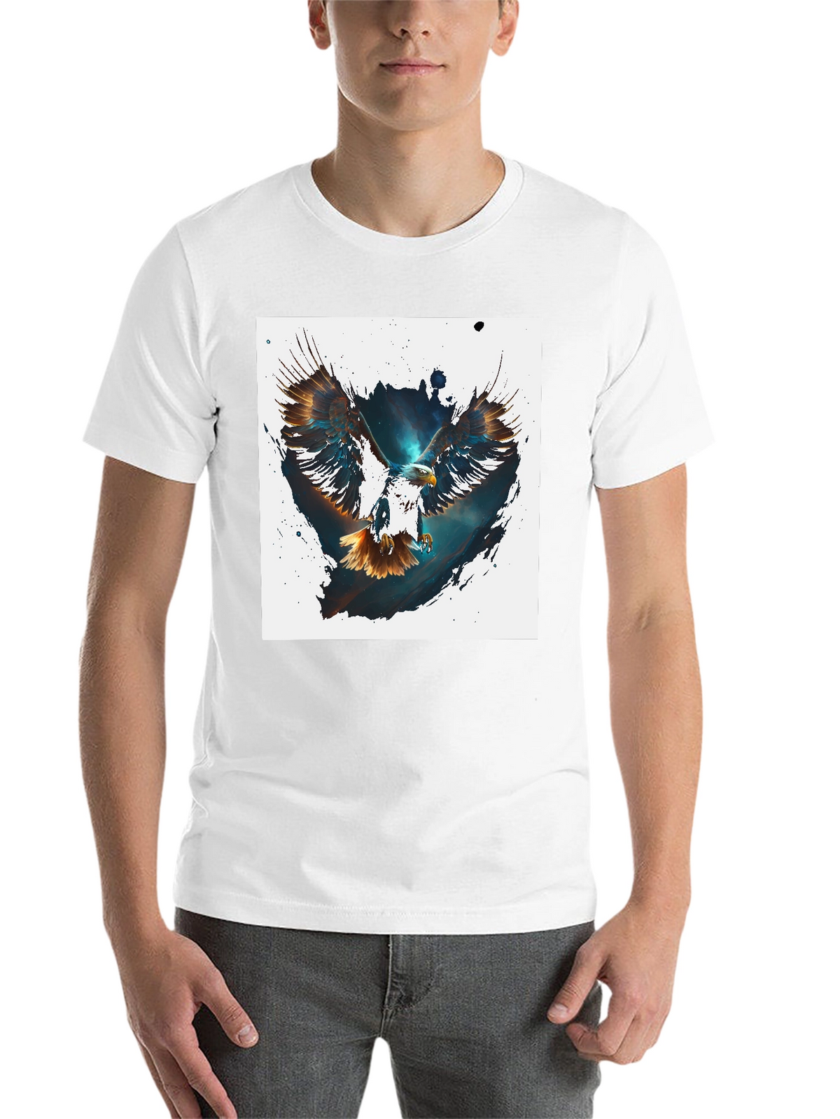 Eagle Graphic Tee - Mens Black T-Shirt