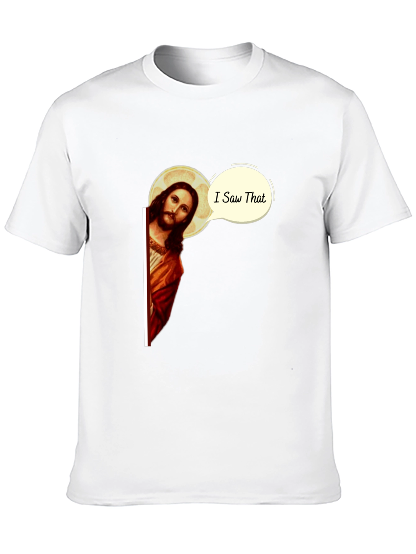 I Saw That Jesus Black T-Shirt
