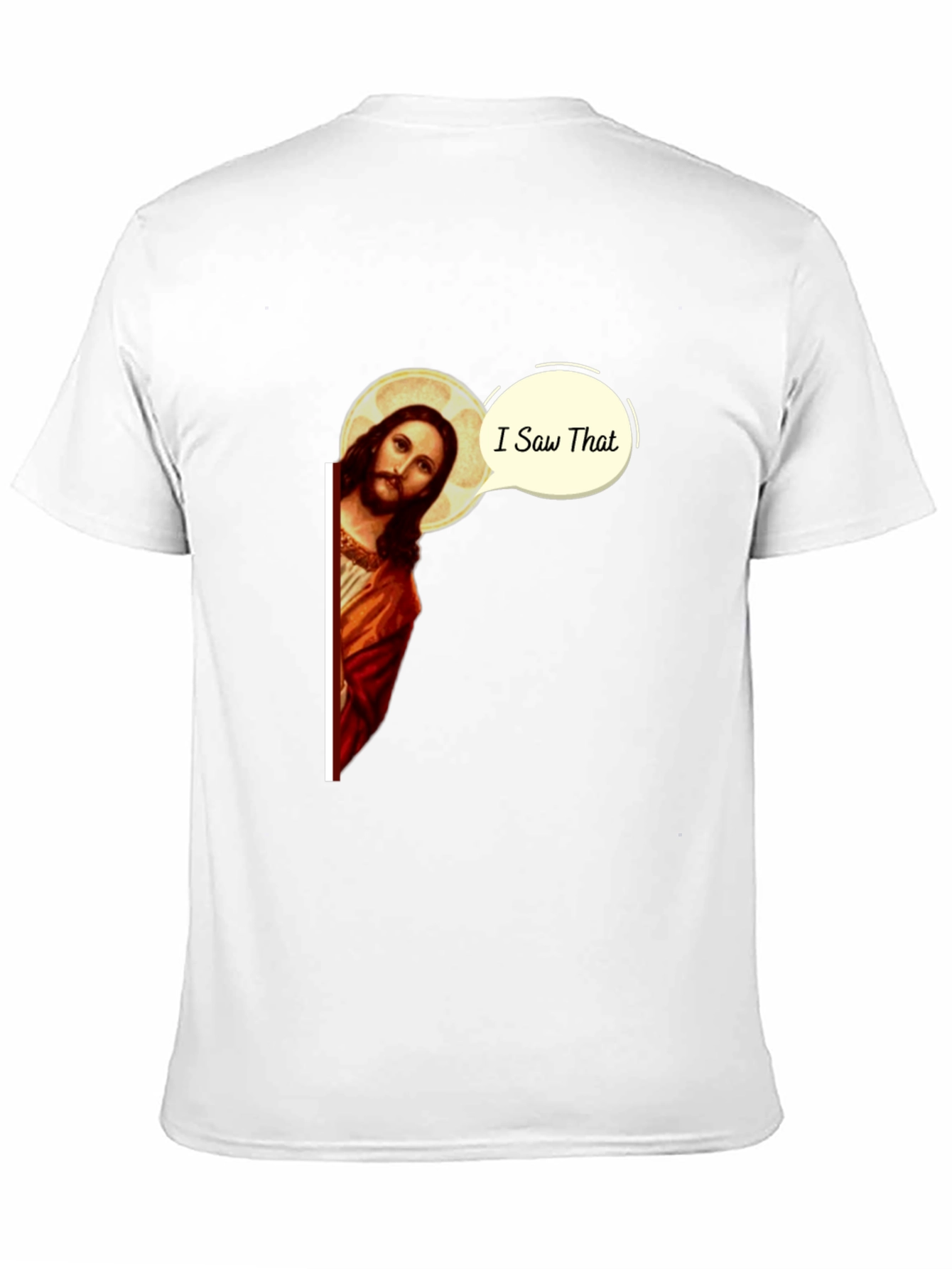 I Saw That Jesus Black T-Shirt