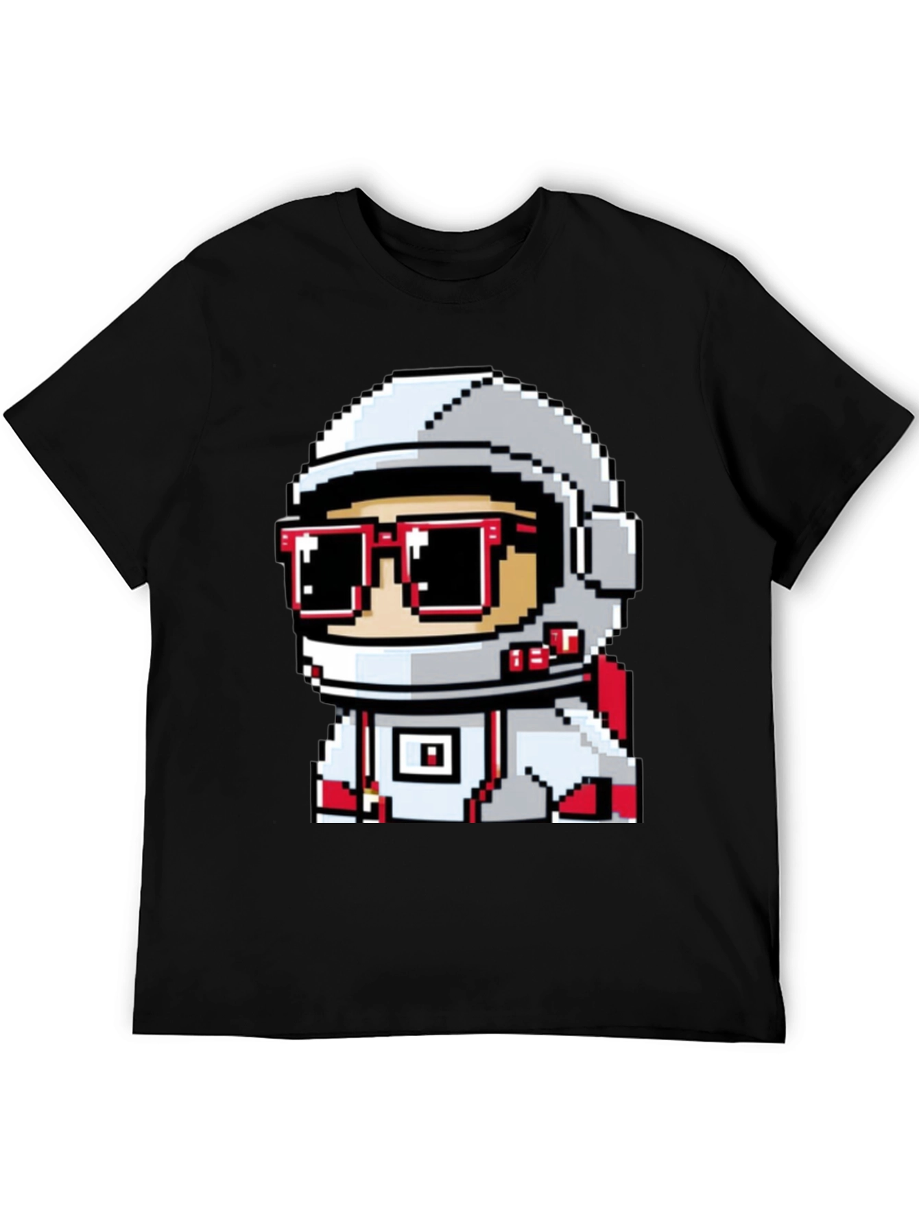 Pixel Astronaut Graphic T-Shirt - Cool Space Design