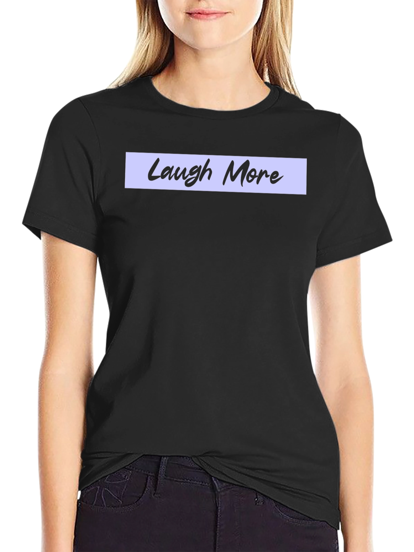 Laugh More Graphic Tee - Stylish Mens T-Shirt
