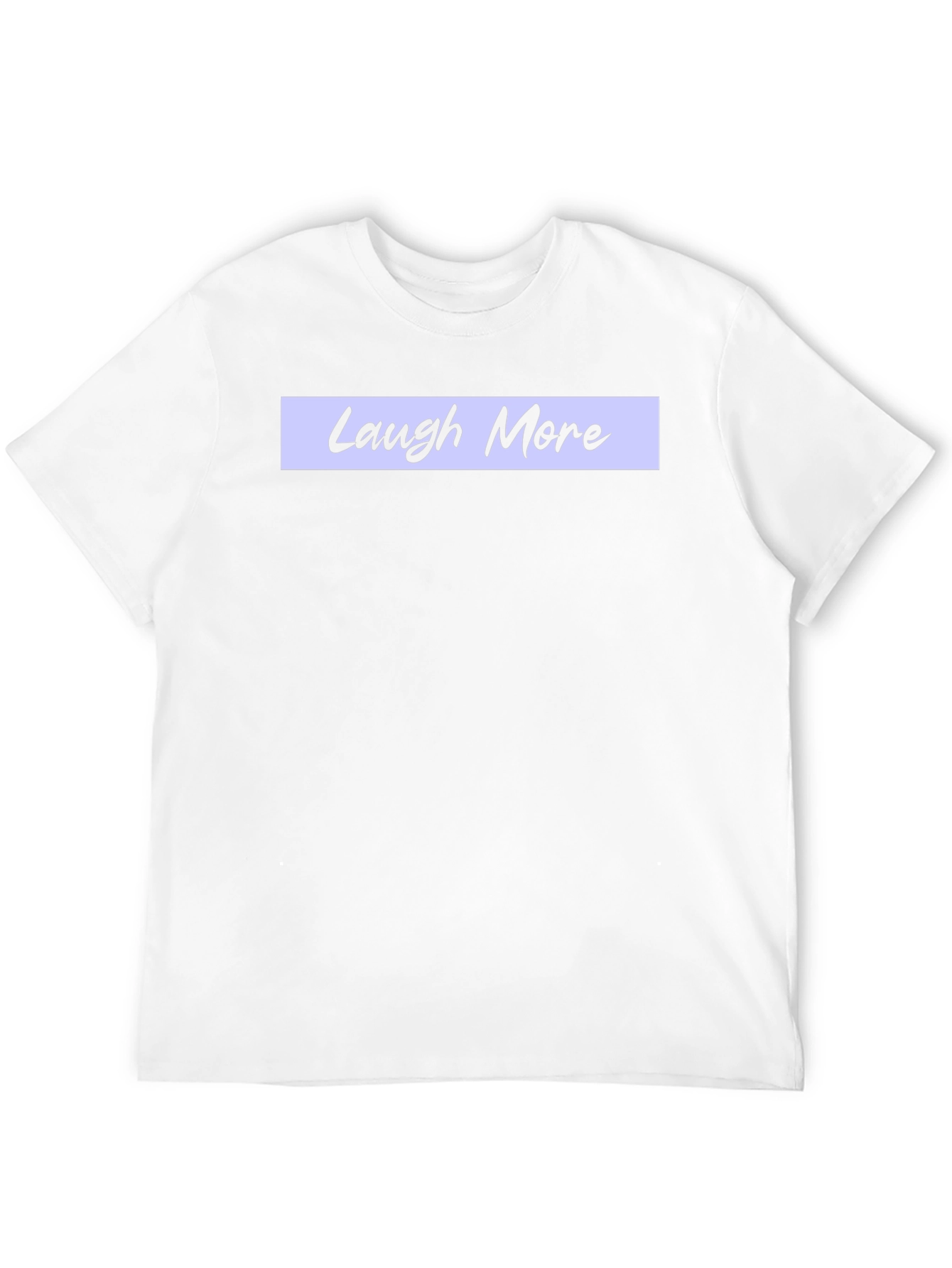 Laugh More Graphic Tee - Stylish Mens T-Shirt