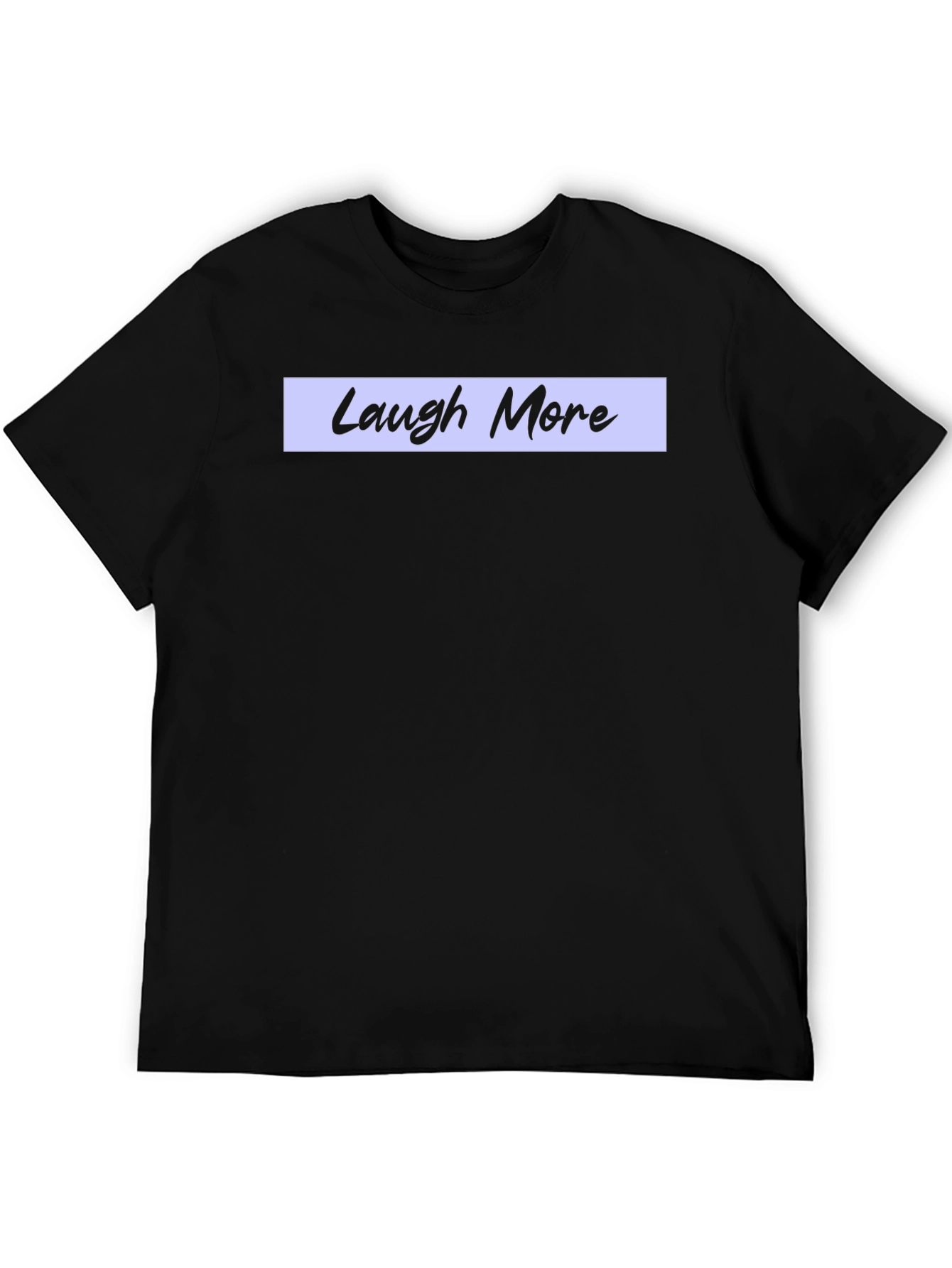 Laugh More Graphic Tee - Stylish Mens T-Shirt